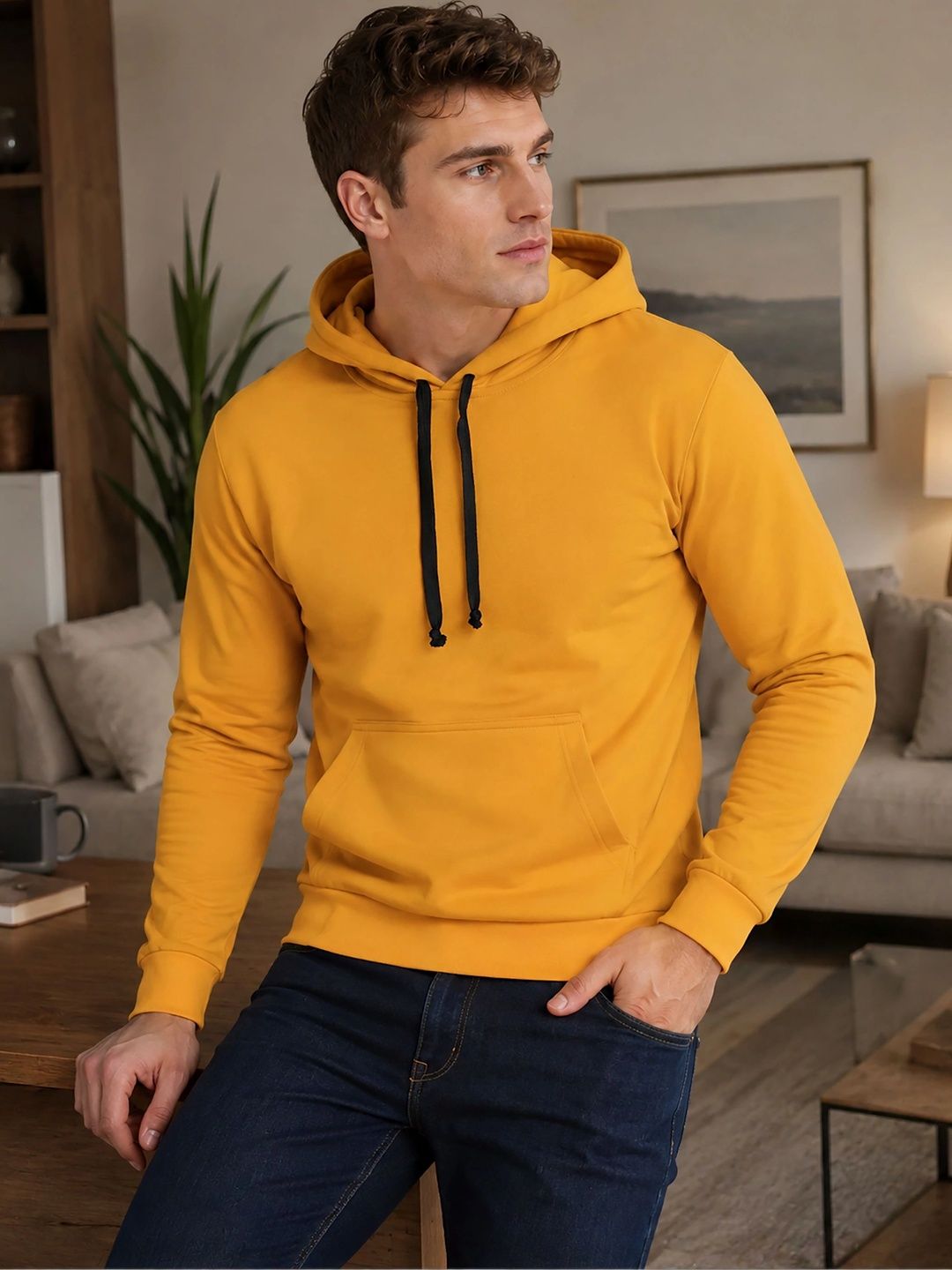 SZN Men Printed Hooded Sweatshirt-picture-10