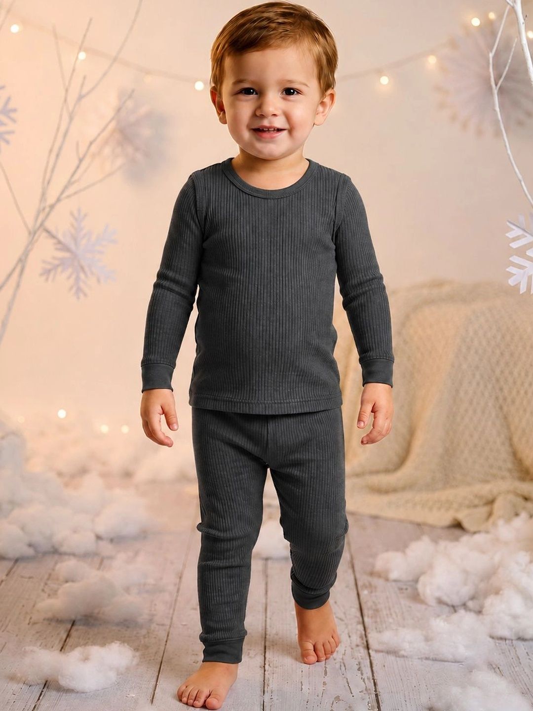 Kanvin Boys Cotton Round Neck Thermal Set-picture-57
