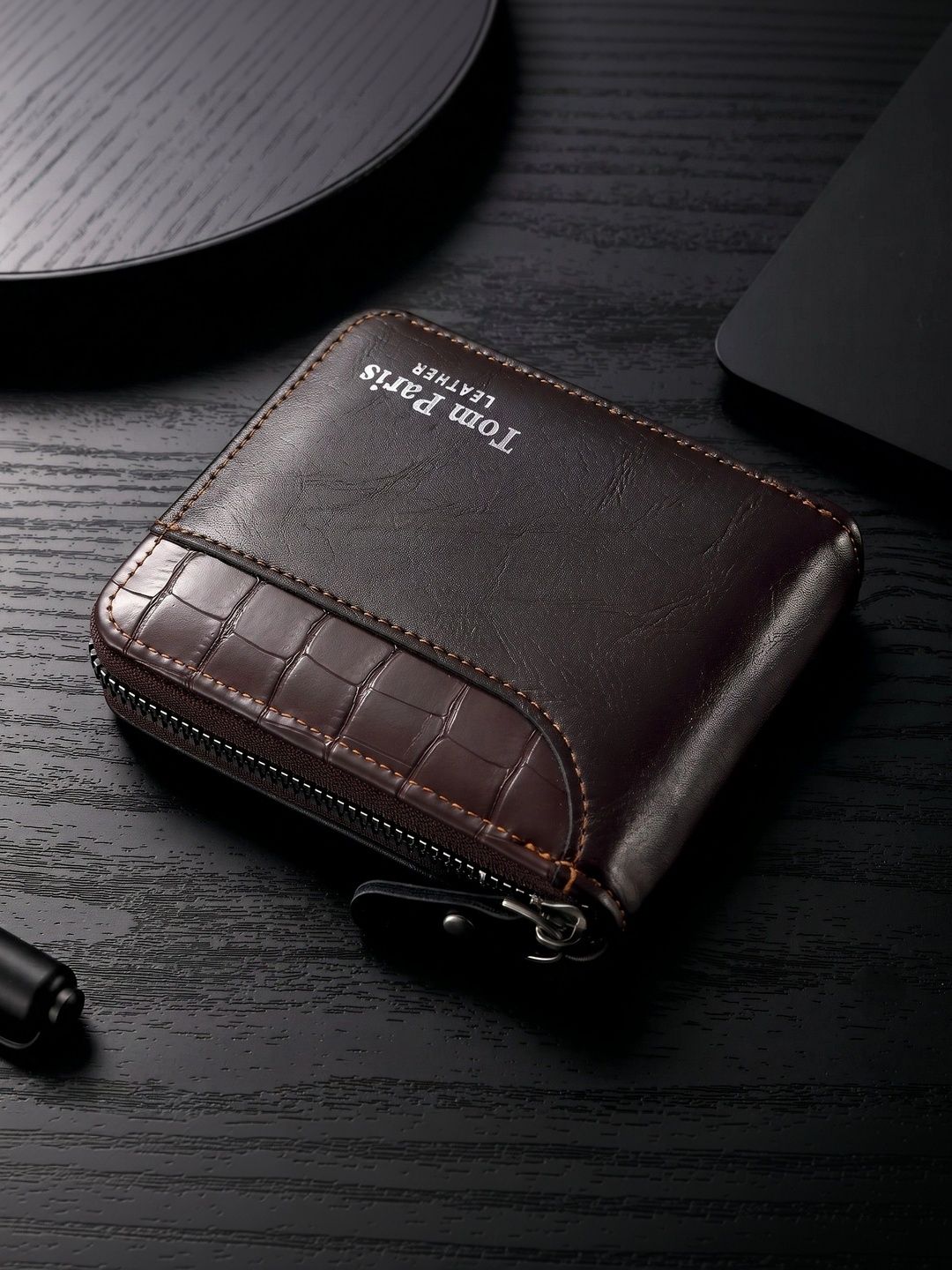 TomParis Men Textured PU Two Fold Wallet-picture-31