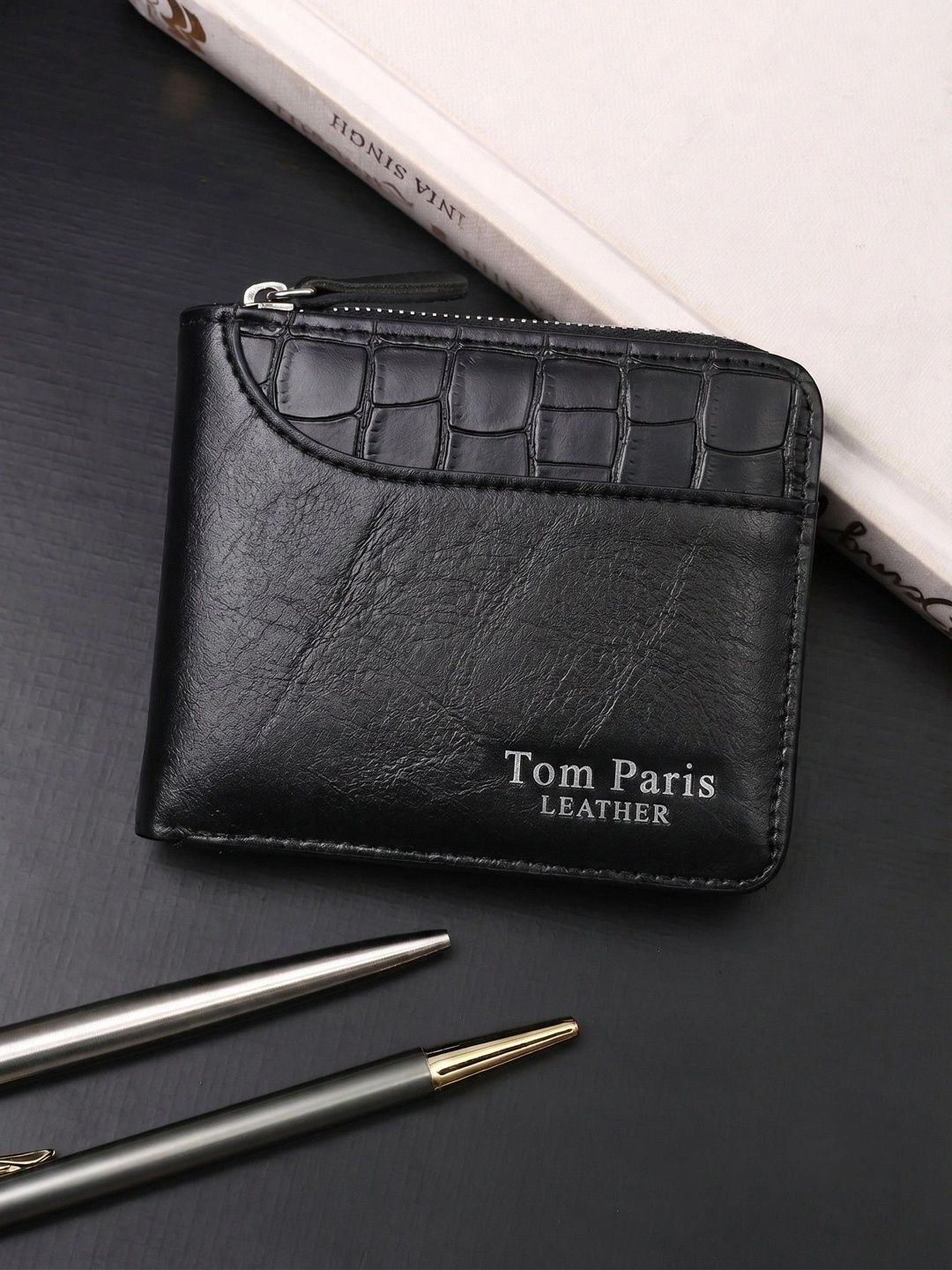TomParis Men Textured Two Fold Wallet-picture-21