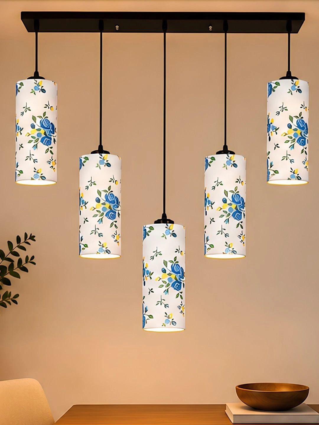 Myntra Elegant Homes Multicoloured Printed Ceiling Lamp-picture-35