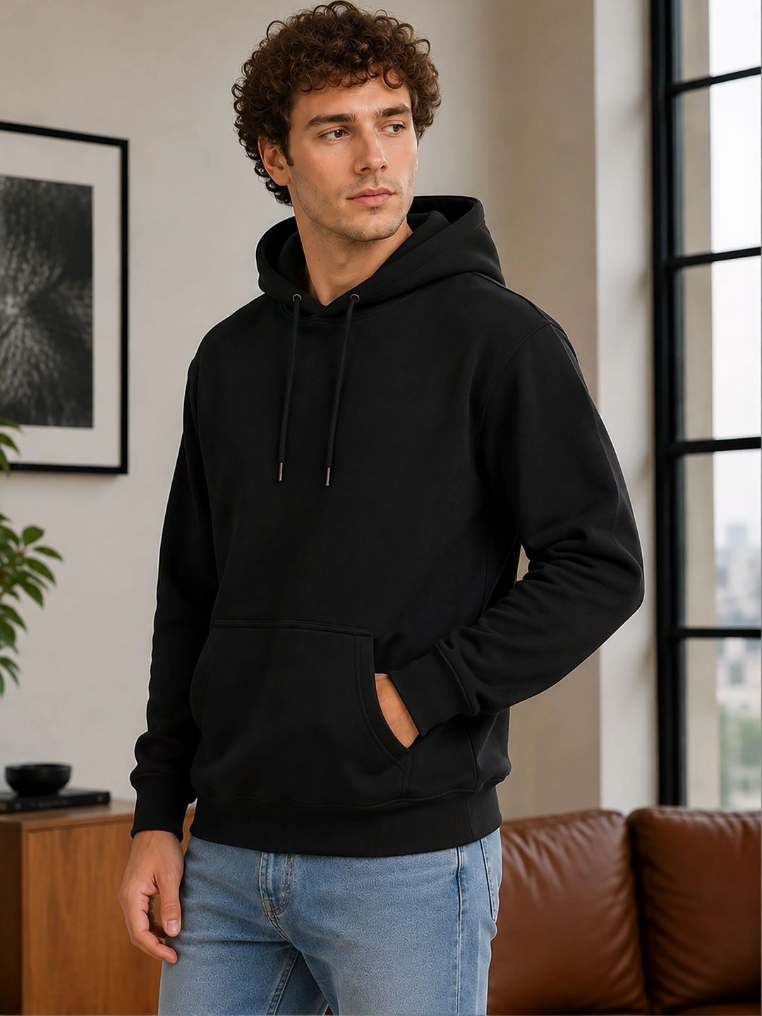 THE BEETEL HOUSE Men Printed Hooded Sweatshirt-picture-10