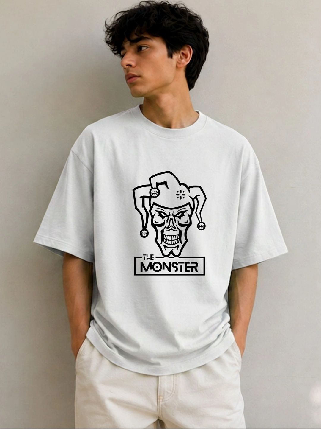 Fashnobic Typography Printed Drop-Shoulder Sleeves Pure Dri-FIT T-shirt-picture-56