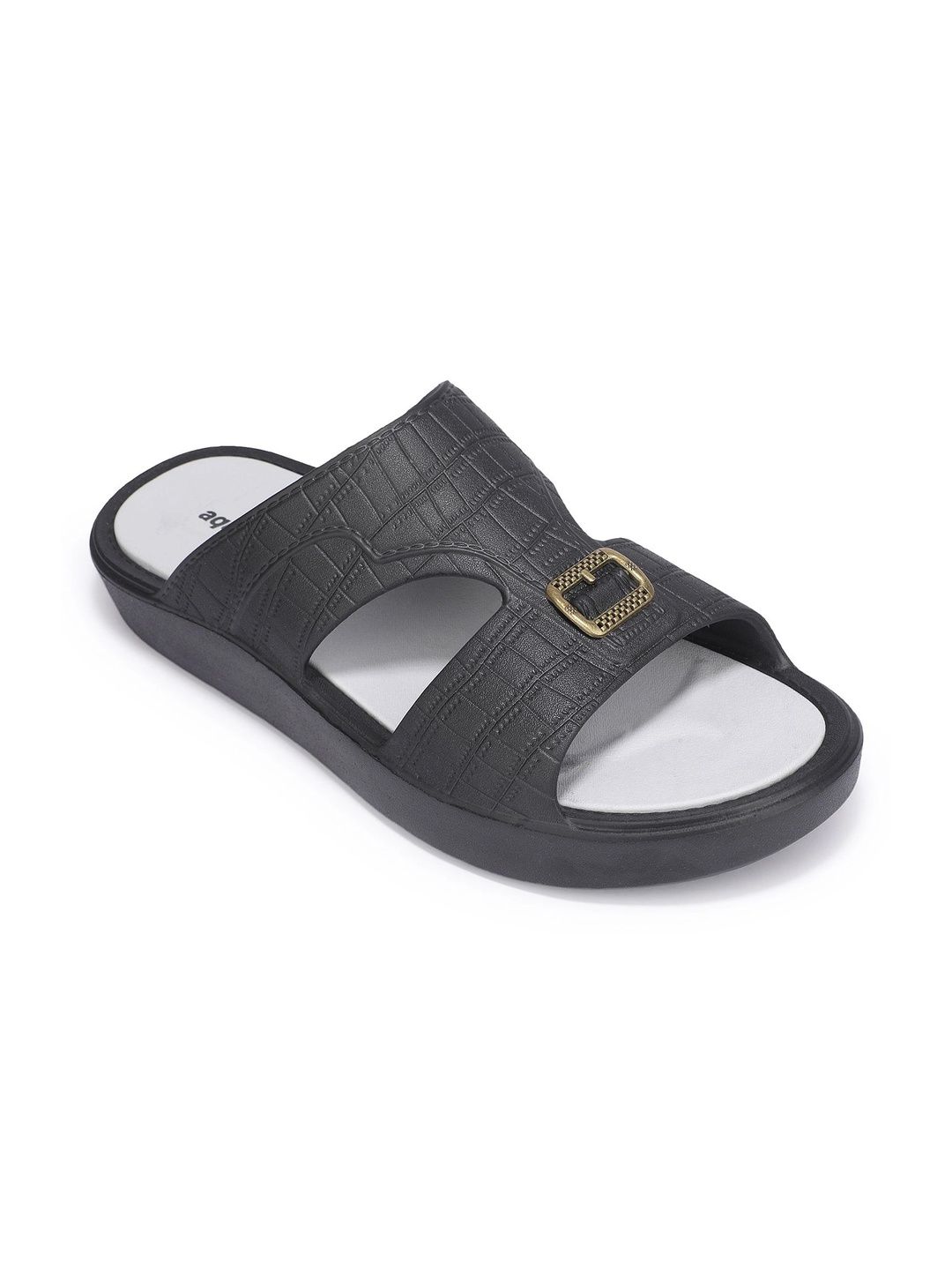 Aqualite Men Embellished Sliders-picture-11