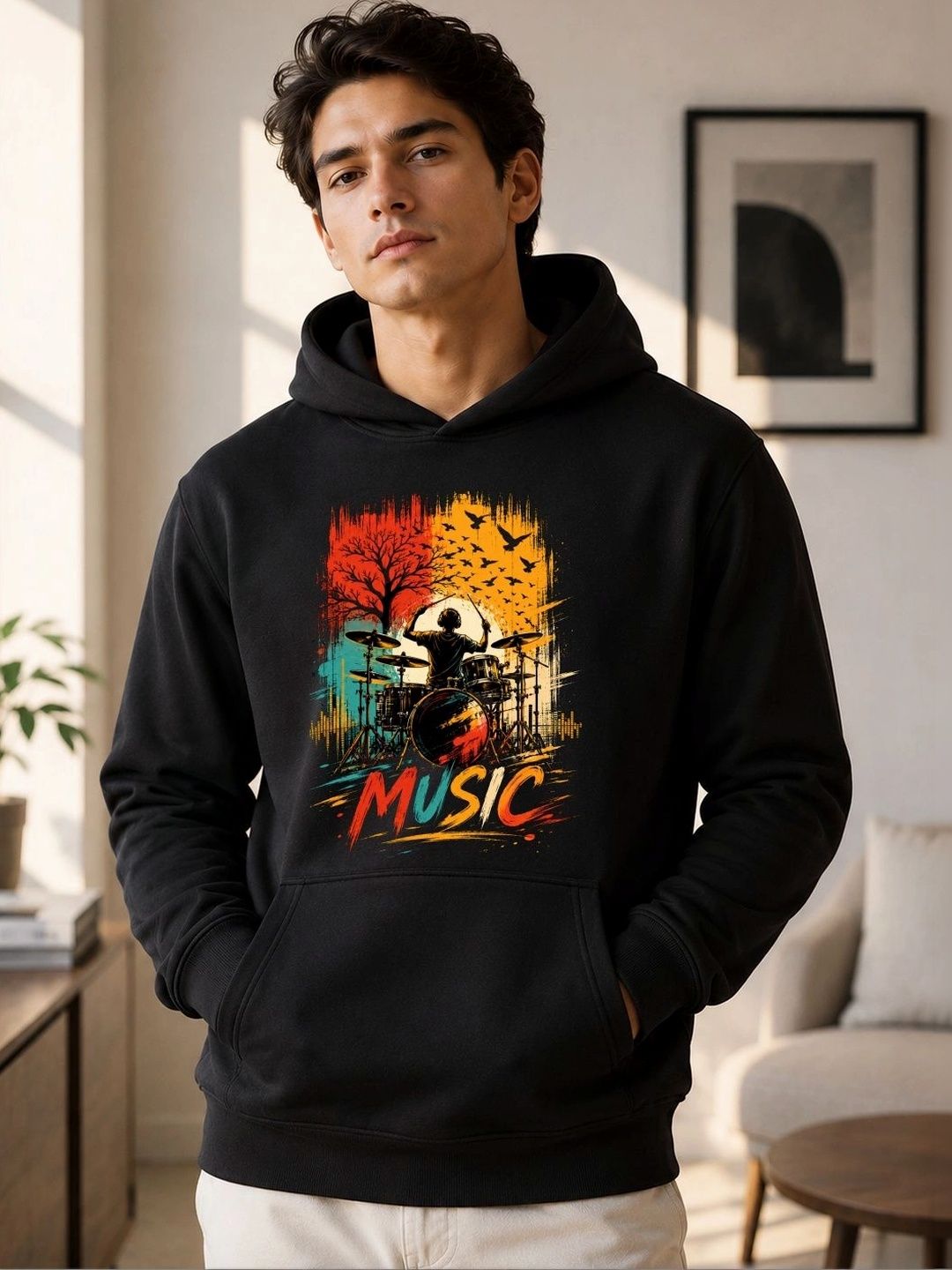 TRENDIFYTEEZ Men Printed Hooded Sweatshirt-picture-41