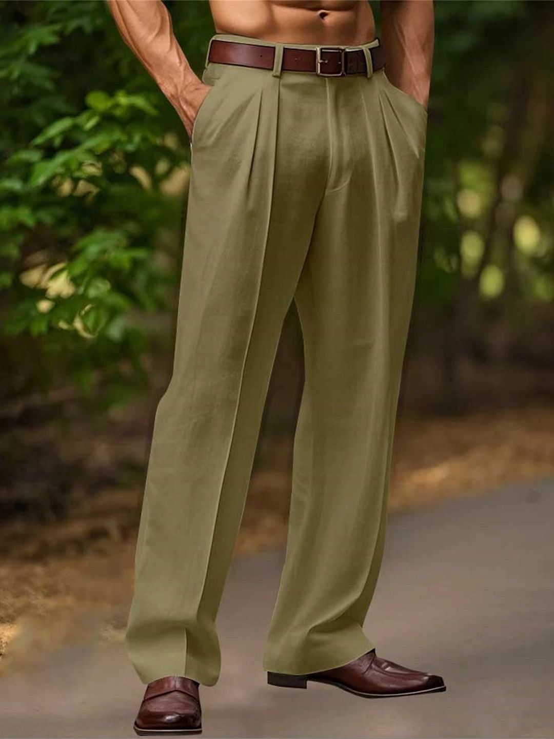 Suo Men Easy Wash Trousers-picture-15