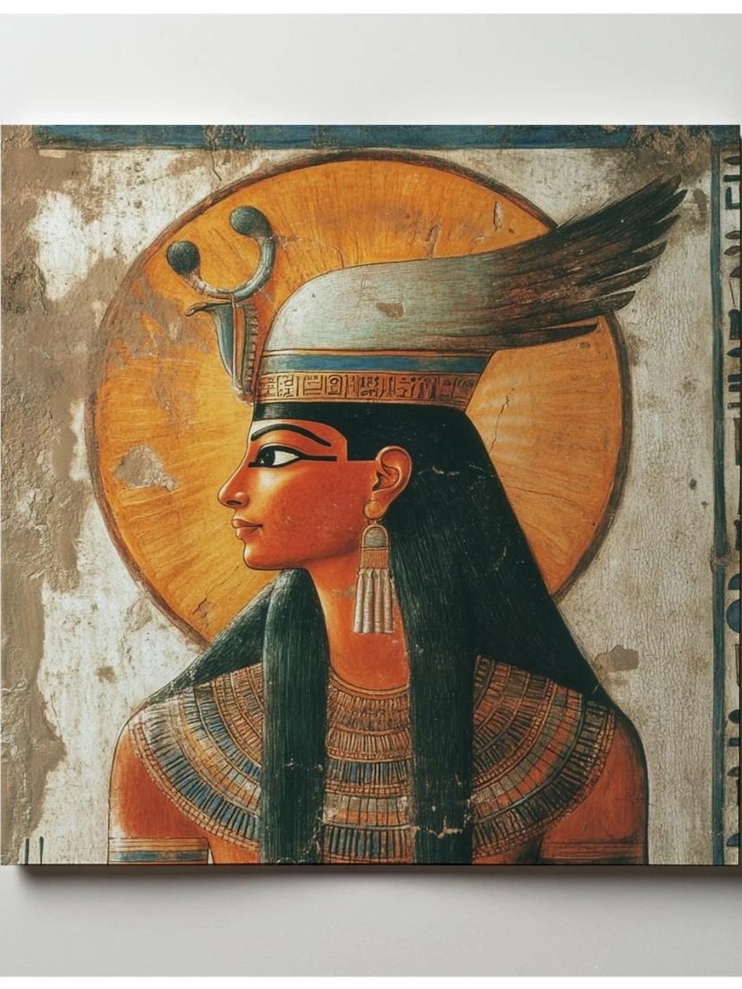 ARTOLIC Orange Color & White Old Egyptians Wall Sticker-image-44