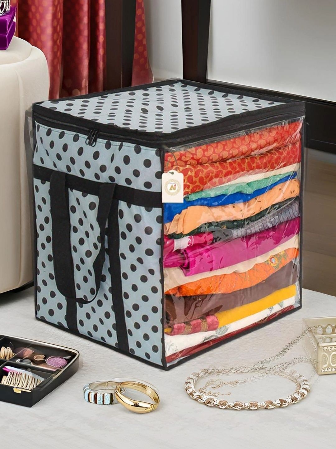 AARON INC Black Set of 1 Reusable Multi-Utility Organisers-picture-47