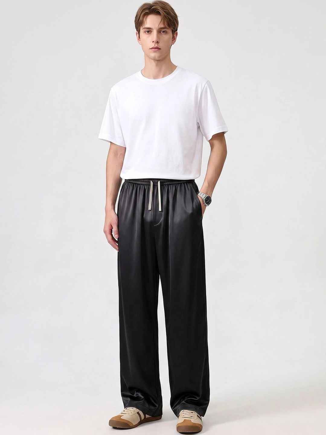 Suo Men Easy Wash Trousers-picture-44