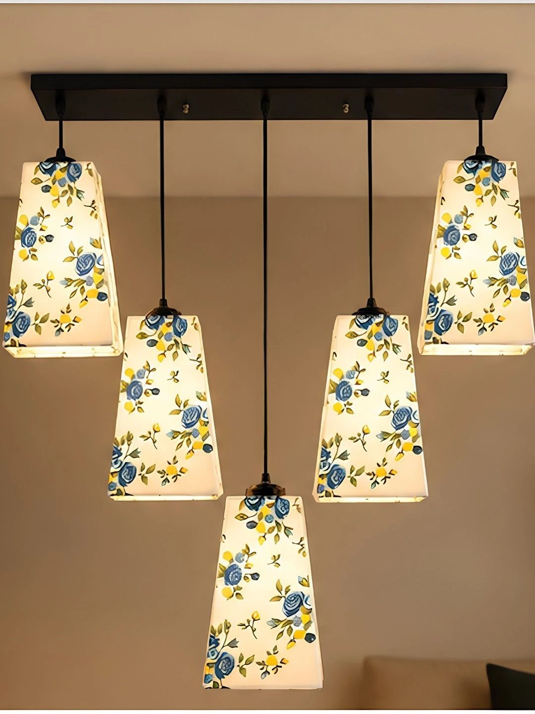 Myntra Elegant Homes Multicoloured Printed Ceiling Lamp-picture-33
