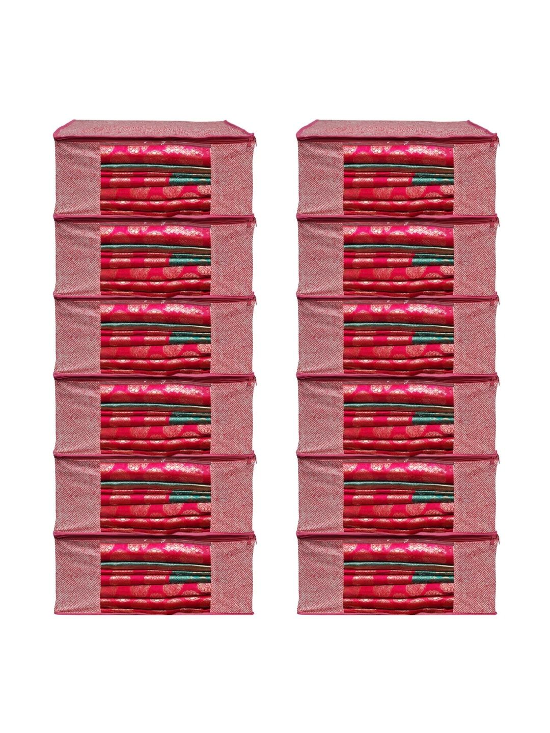 AARON INC Pink Set of 6 Reusable Multi-Utility Organisers-picture-11