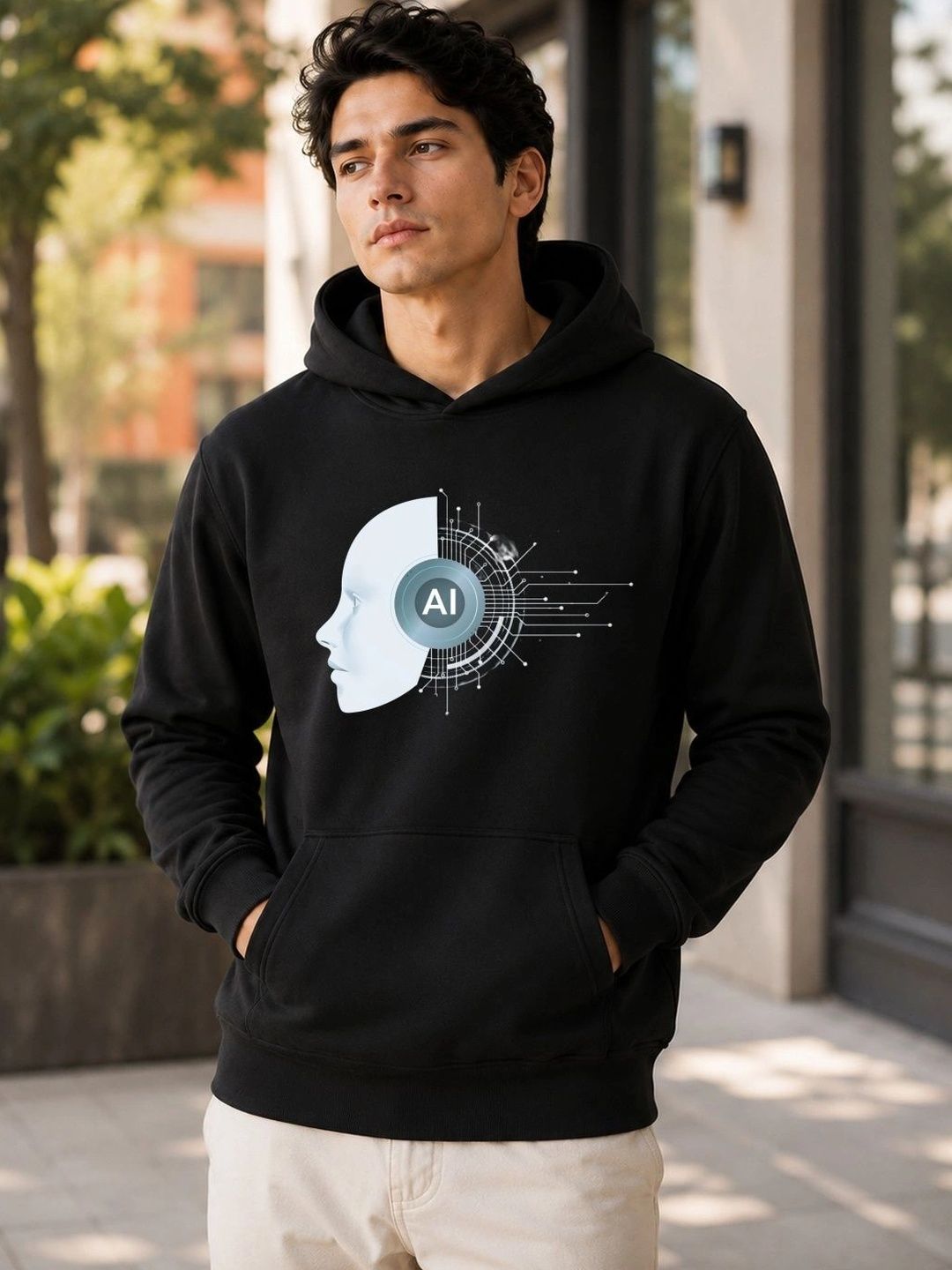 TRENDIFYTEEZ Men Printed Hooded Sweatshirt-picture-49