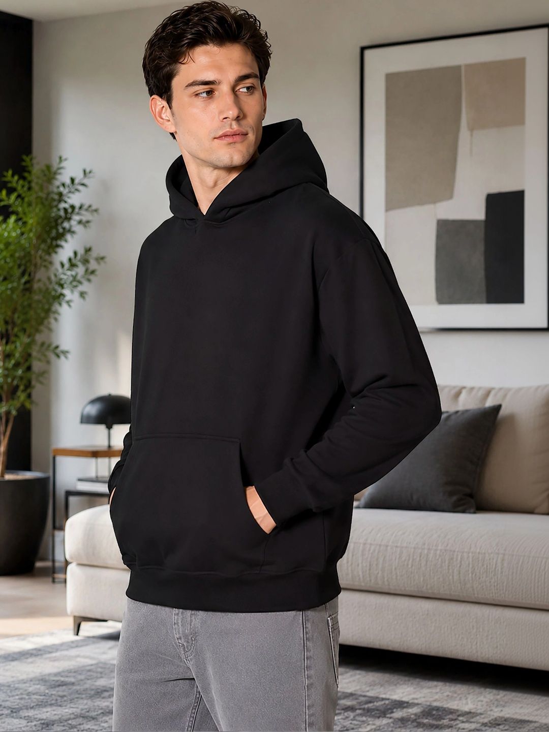 THE BEETEL HOUSE Men Printed Hooded Sweatshirt-picture-51