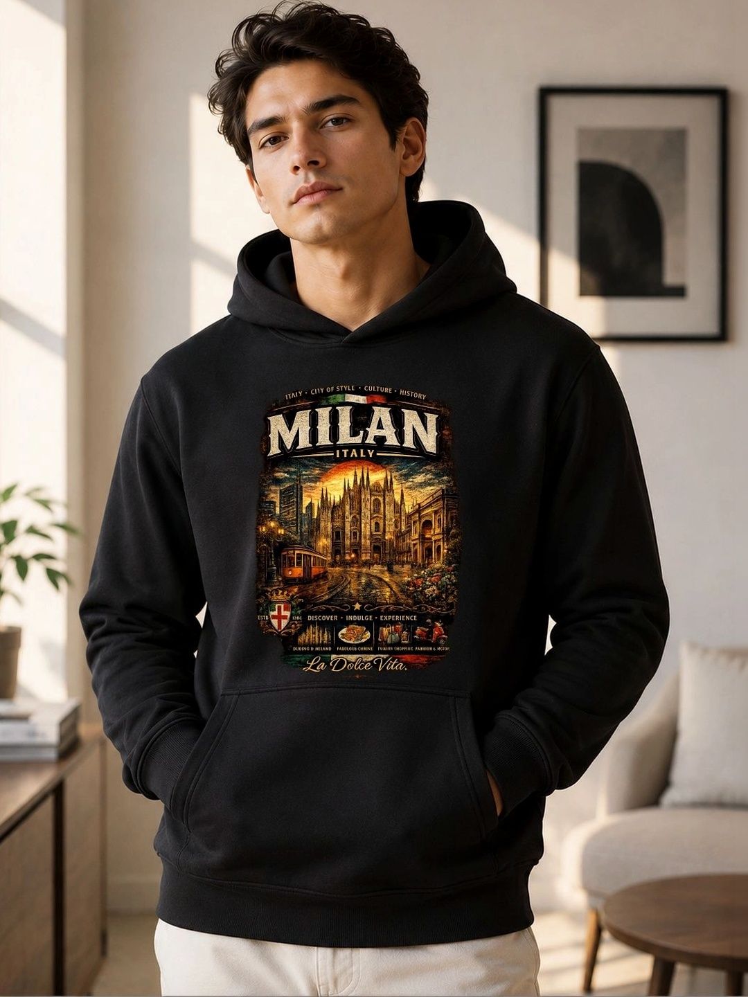 TRENDIFYTEEZ Men Printed Hooded Sweatshirt-picture-32