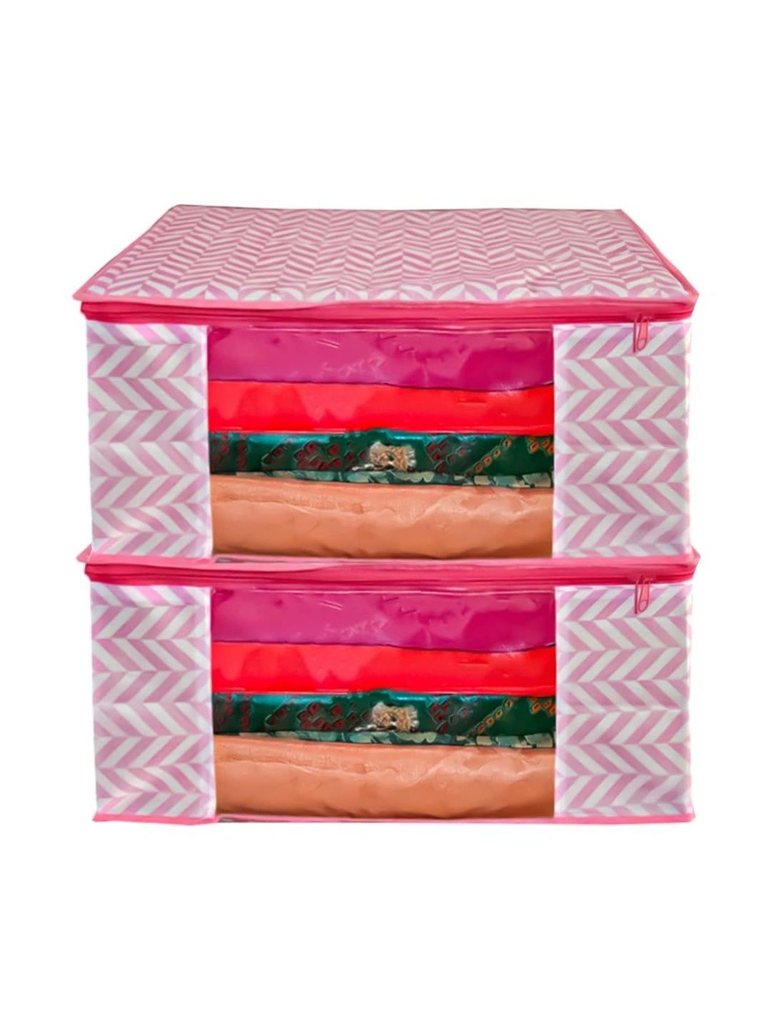 AARON INC Pink Set of 2 Reusable Multi-Utility Organisers-picture-44