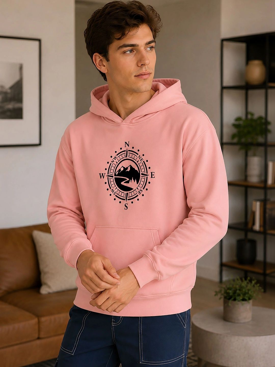 MaverIQ Men Printed Hooded Sweatshirt-picture-26