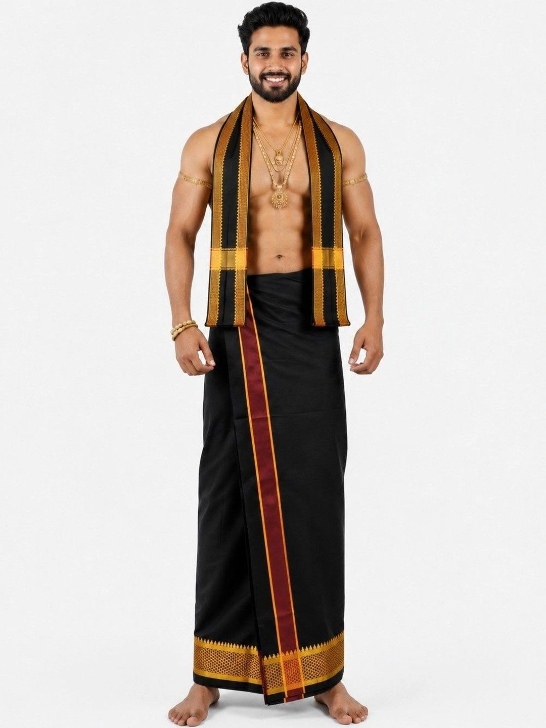 Sharan Elegance Men Cotton Dhoti Dhotis-picture-39