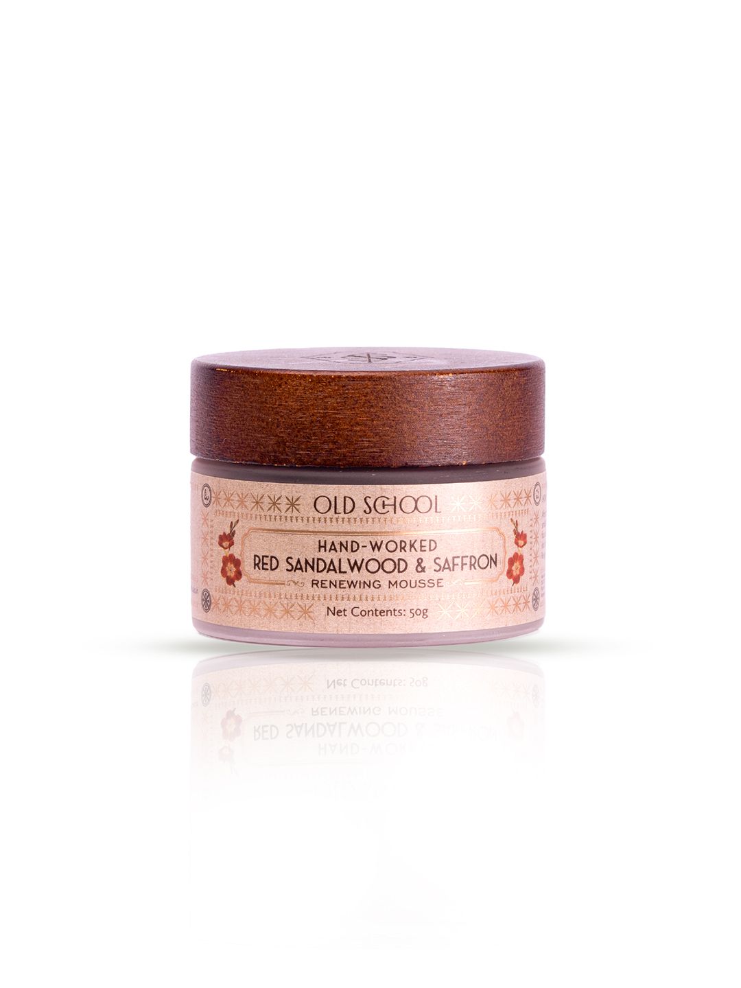 Old School Hand worked Red Sandalwood & Saffron Renewing Mousse - 50 g-picture-24
