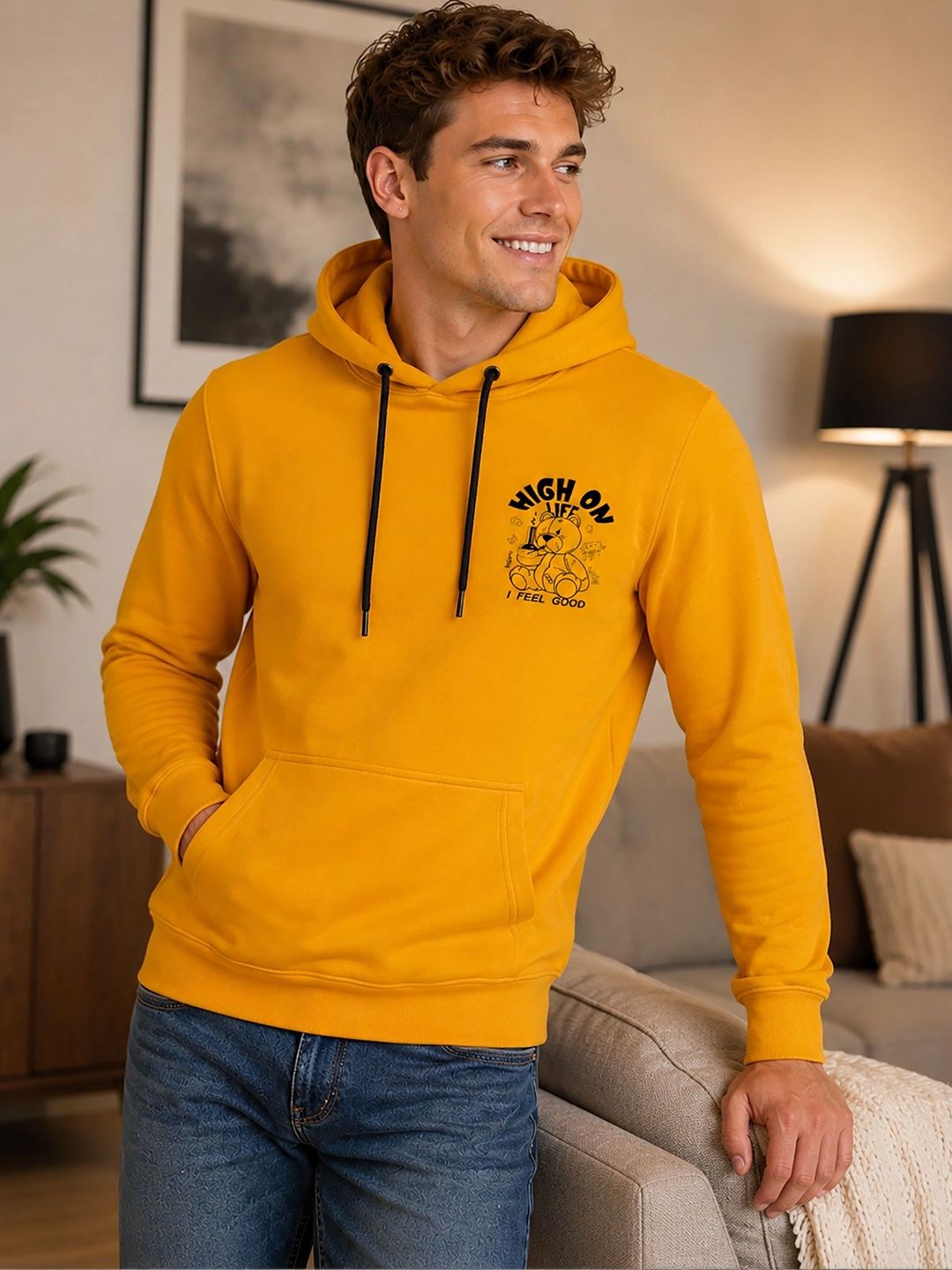 SZN Men Printed Hooded Sweatshirt-picture-14