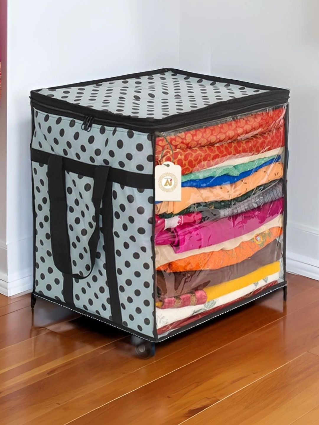 ANKIT INTERNATIONAL Black Set of 1 Reusable Multi-Utility Organisers-picture-18