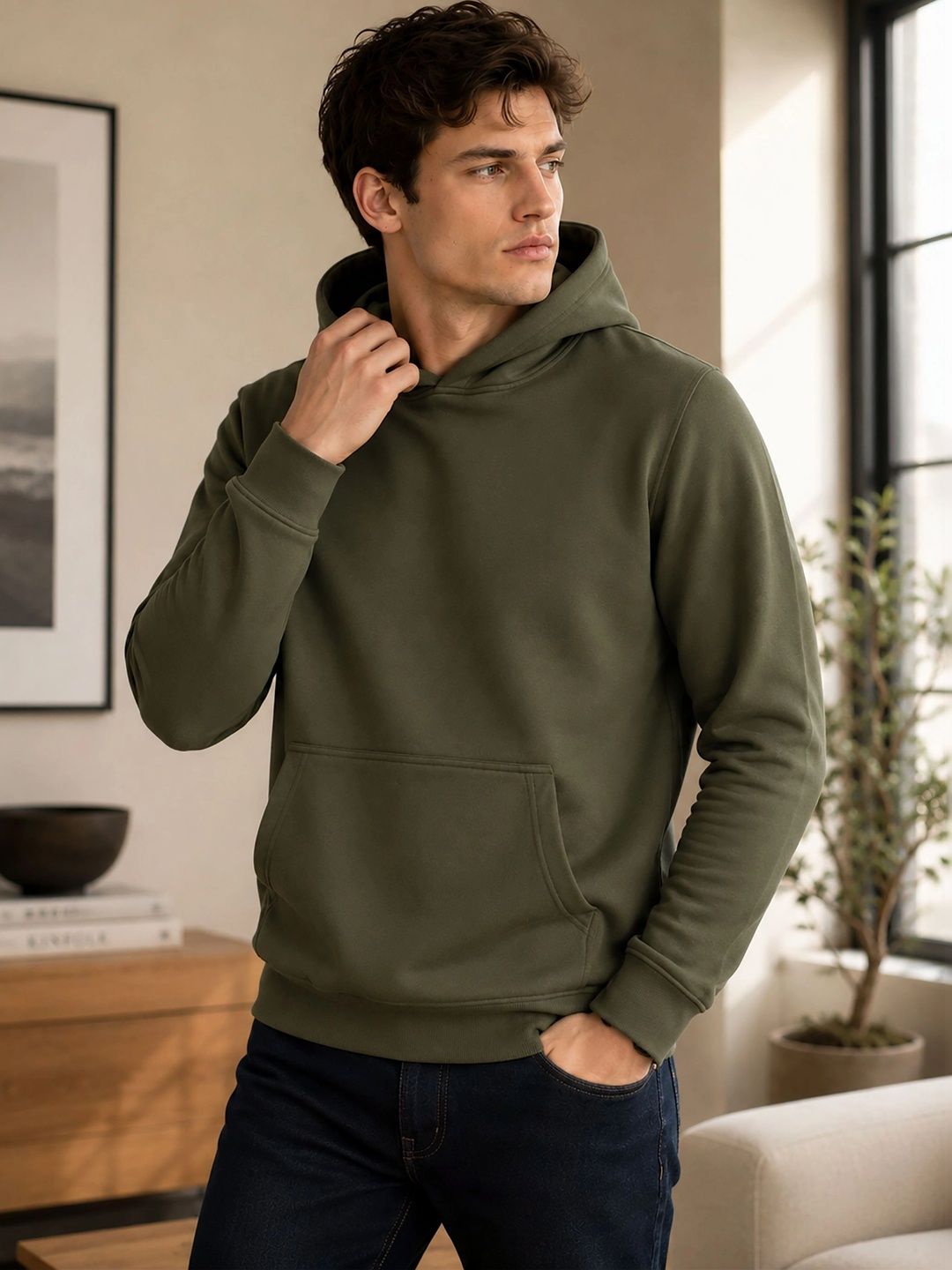 MaverIQ Men Typography Printed Hooded Pullover Sweatshirt-picture-21