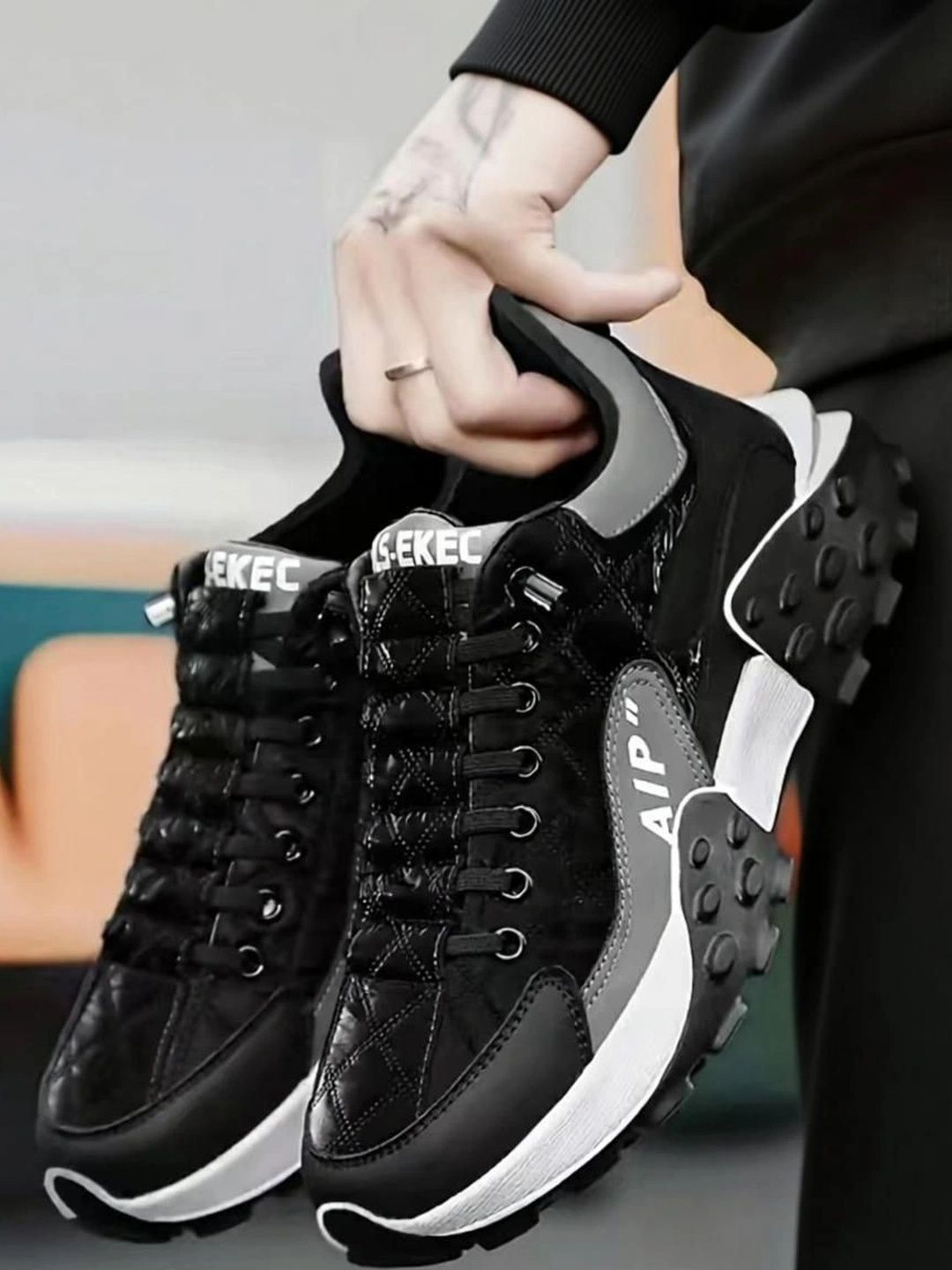 LABBIN Men Textured Sneakers-picture-16