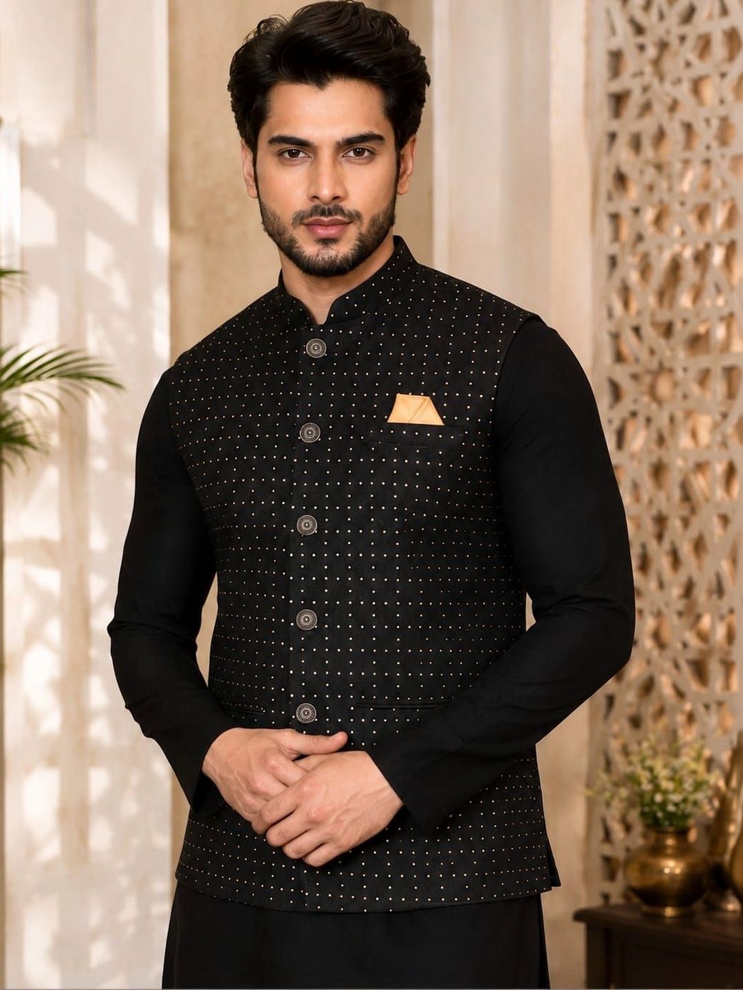TRENDS OF ETHNIC Mandarin Collar Nehru Jackets-picture-12