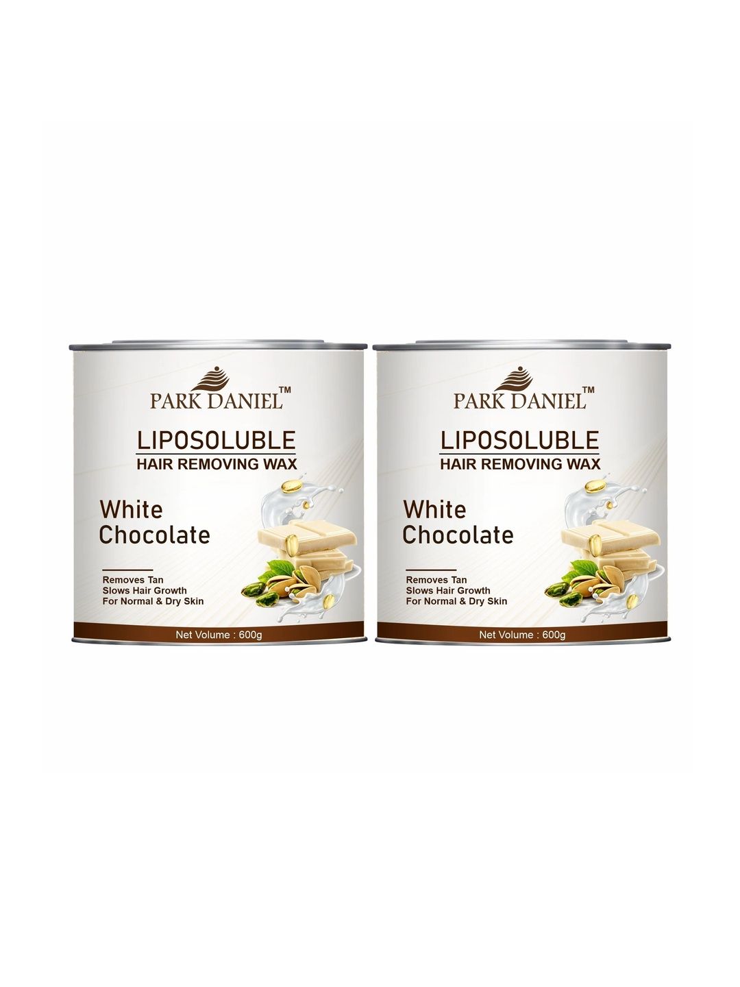 Park Daniel Set Of 2 White Chocolate Hair Removal Cream Wax - 600 g Each-image-23
