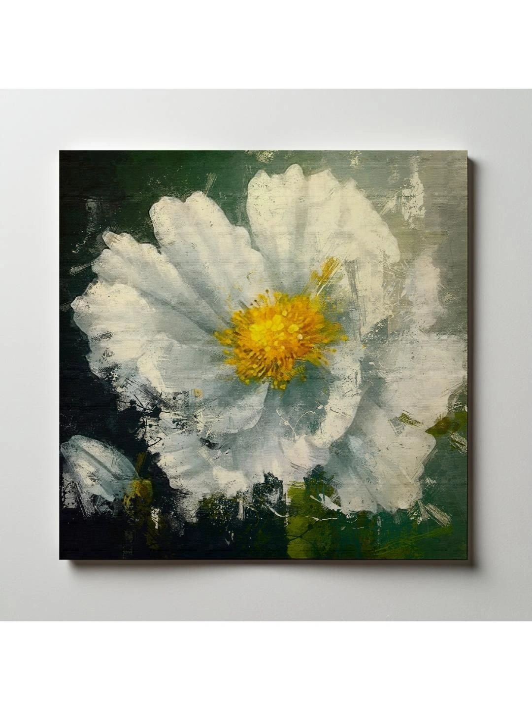ARTOLIC White & Yellow Printed Abstract Art Wall Sticker-picture-44