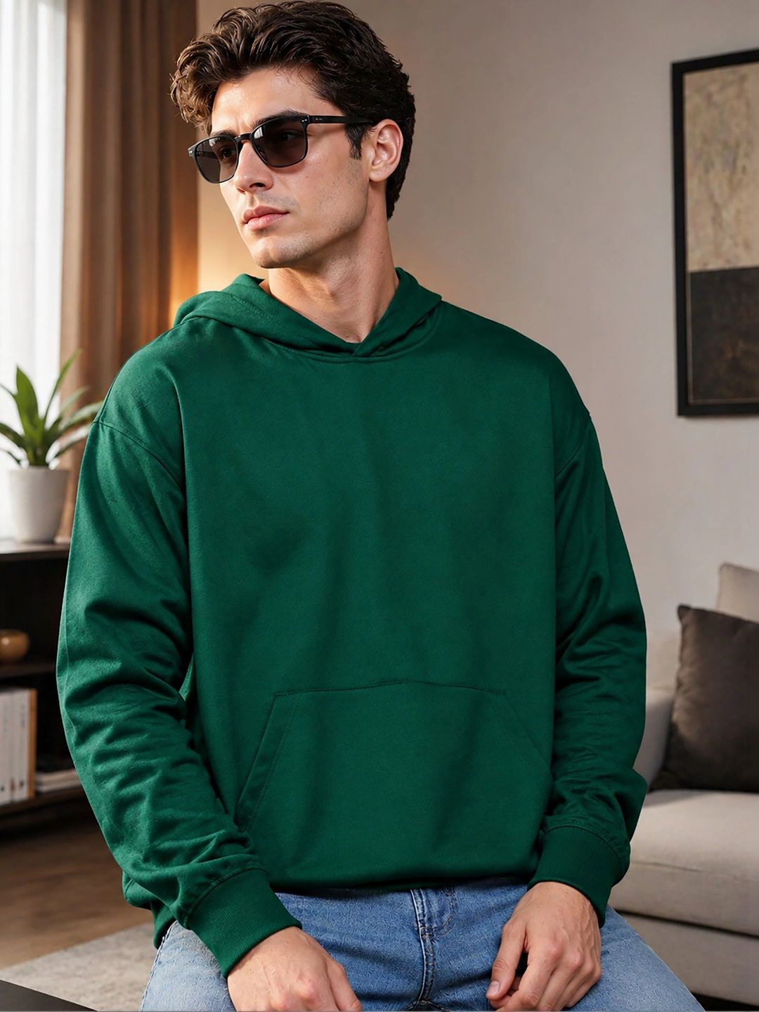 MaverIQ Men Printed Hooded Sweatshirt-picture-17