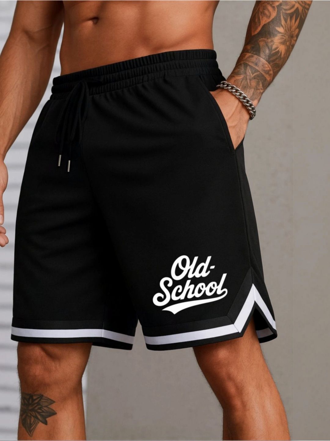 LOTHRIC Men Typography Printed Training or Gym Shorts-picture-39