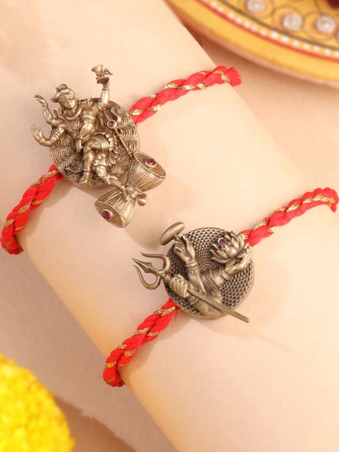 COSA NOSTRAA Set Of 2 Thread Rakhis-picture-2
