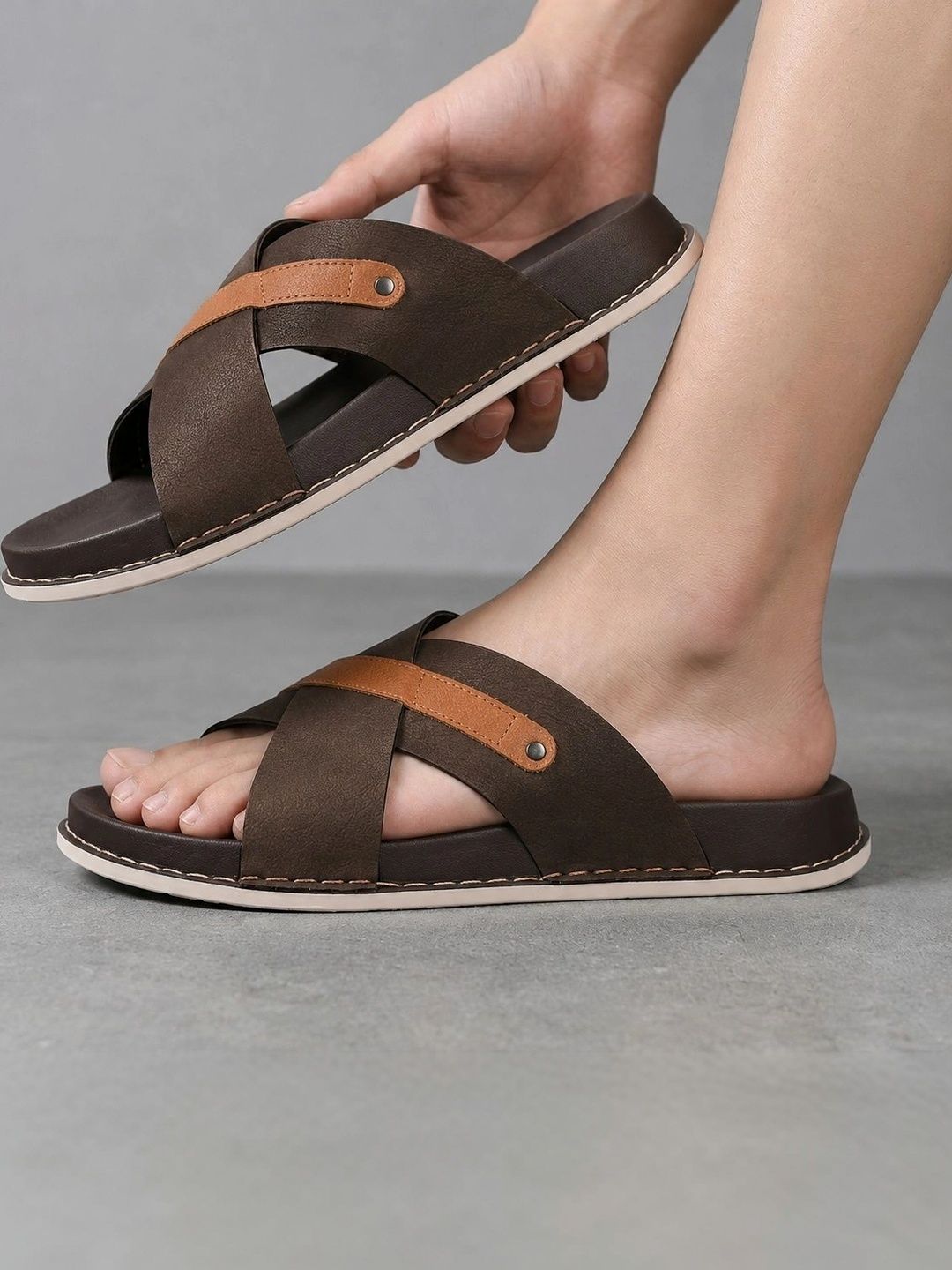 Robbie Jones Men PU Comfort Sandals-picture-24