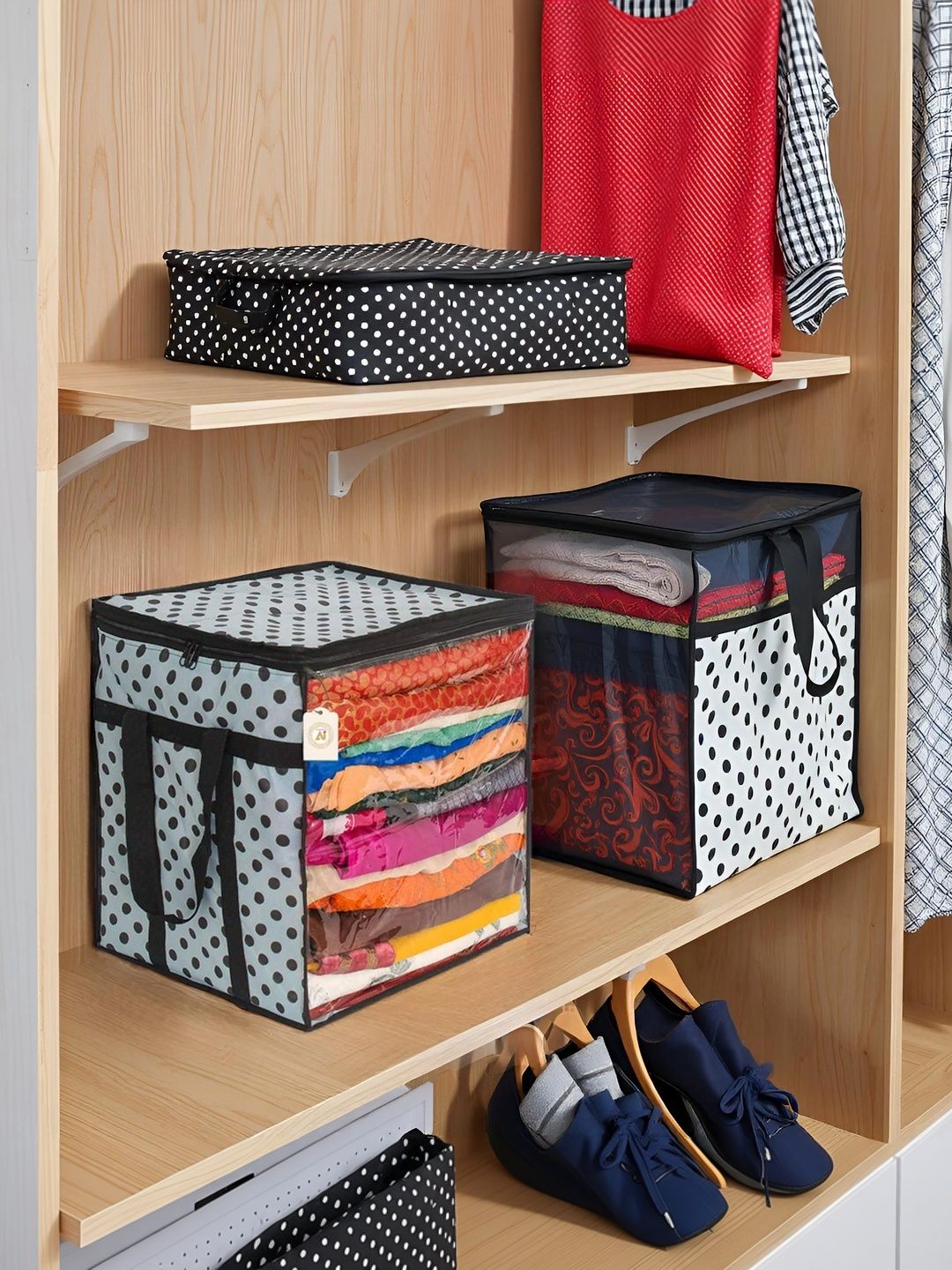 AARON INC Black Set of 1 Reusable Multi-Utility Organisers-picture-33