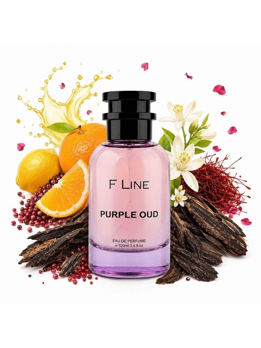F LINE PERFUME Purple Oud Eau De Perfume - 100 ml-image-34