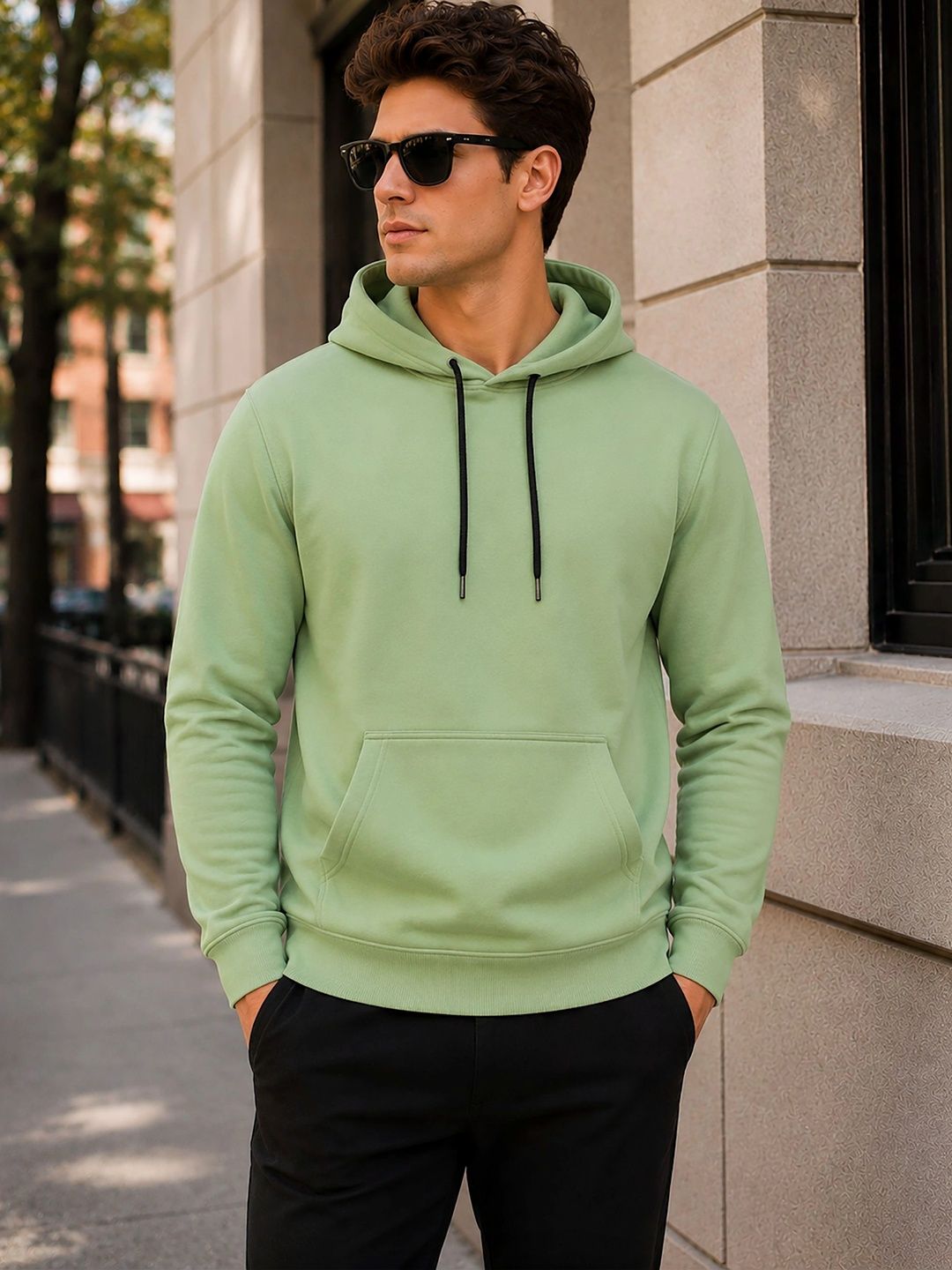 GLITO Men Printed Hooded Sweatshirt-picture-18