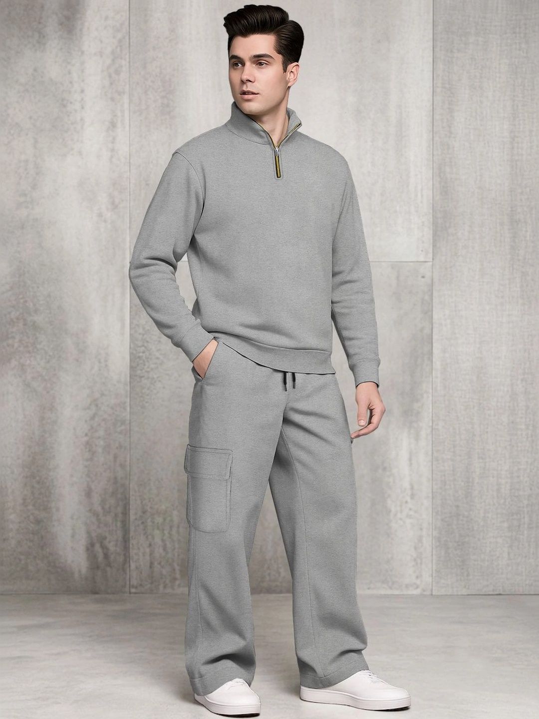 TRIPR Mock Collar Mid Rise Tracksuits-picture-23