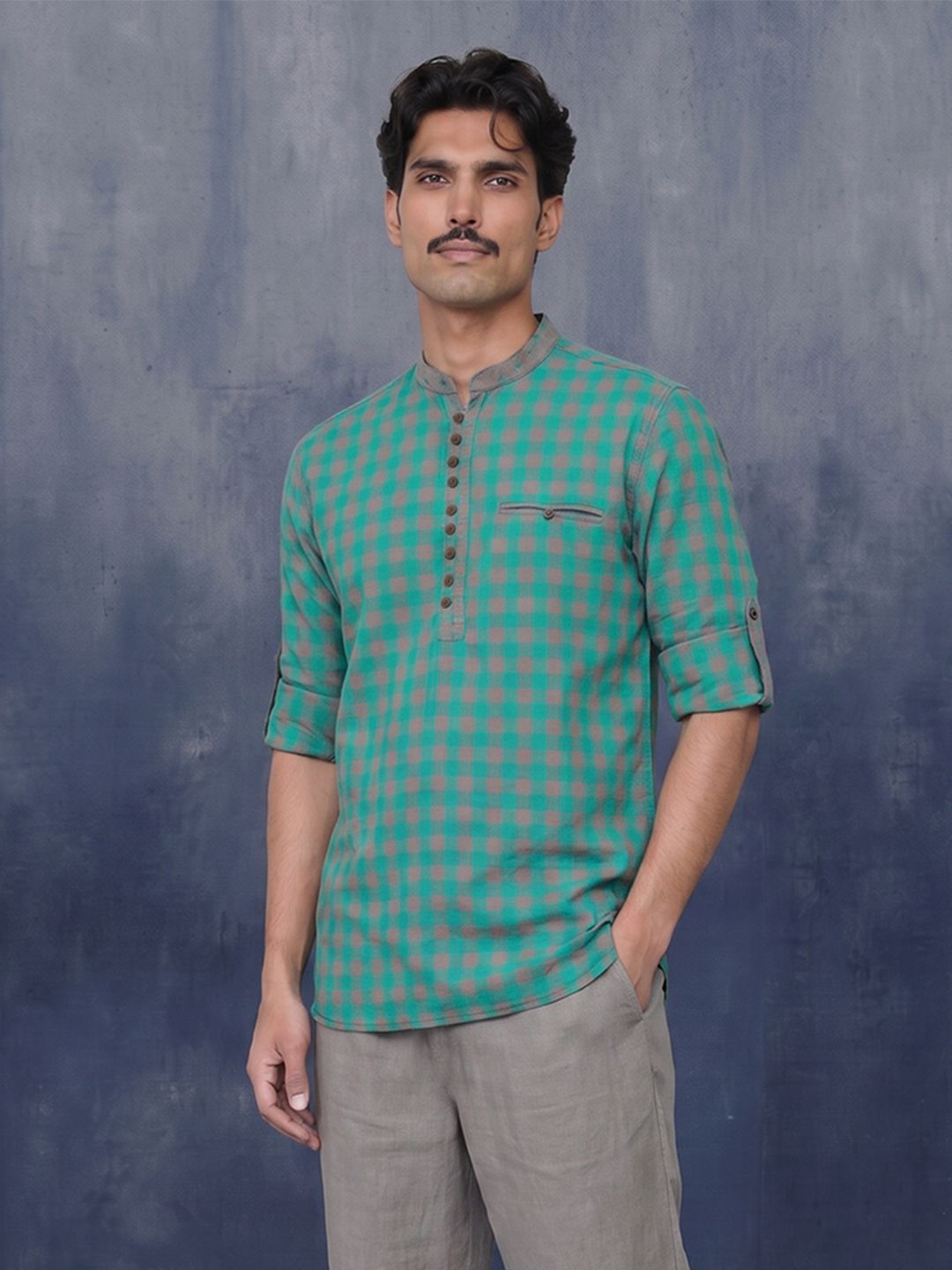 Taavi Woven Legacy Self Design Kurta-picture-21