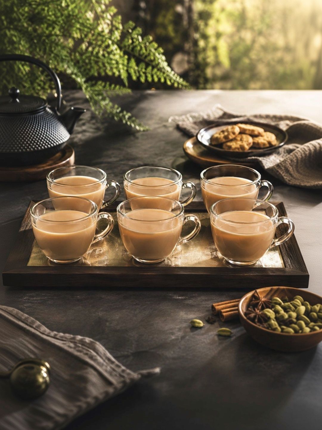 RUHANI HOMES Transparent Solid Glass Transparent Cups Set of Cups and Mugs-image-19