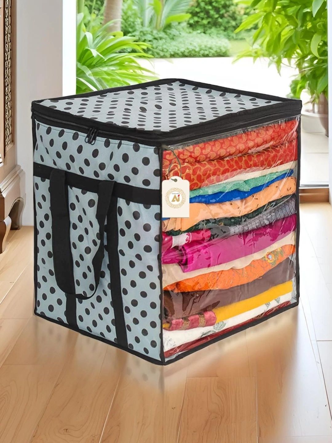 AARON INC Black Set of 1 Reusable Suit Organiser Organisers-picture-1