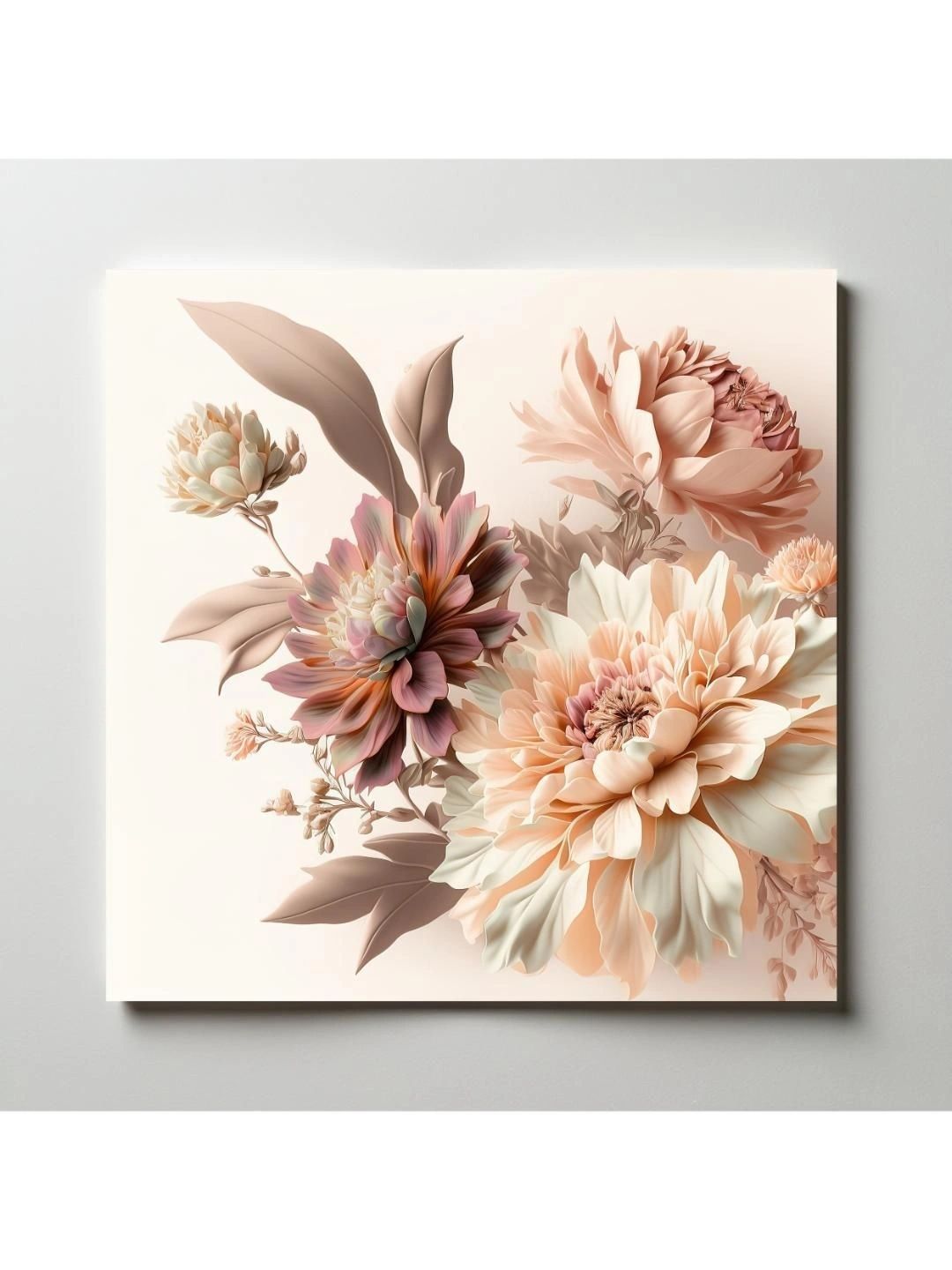 ARTOLIC Printed Pink & White Watercolor Flowers Wall Sticker-image-46