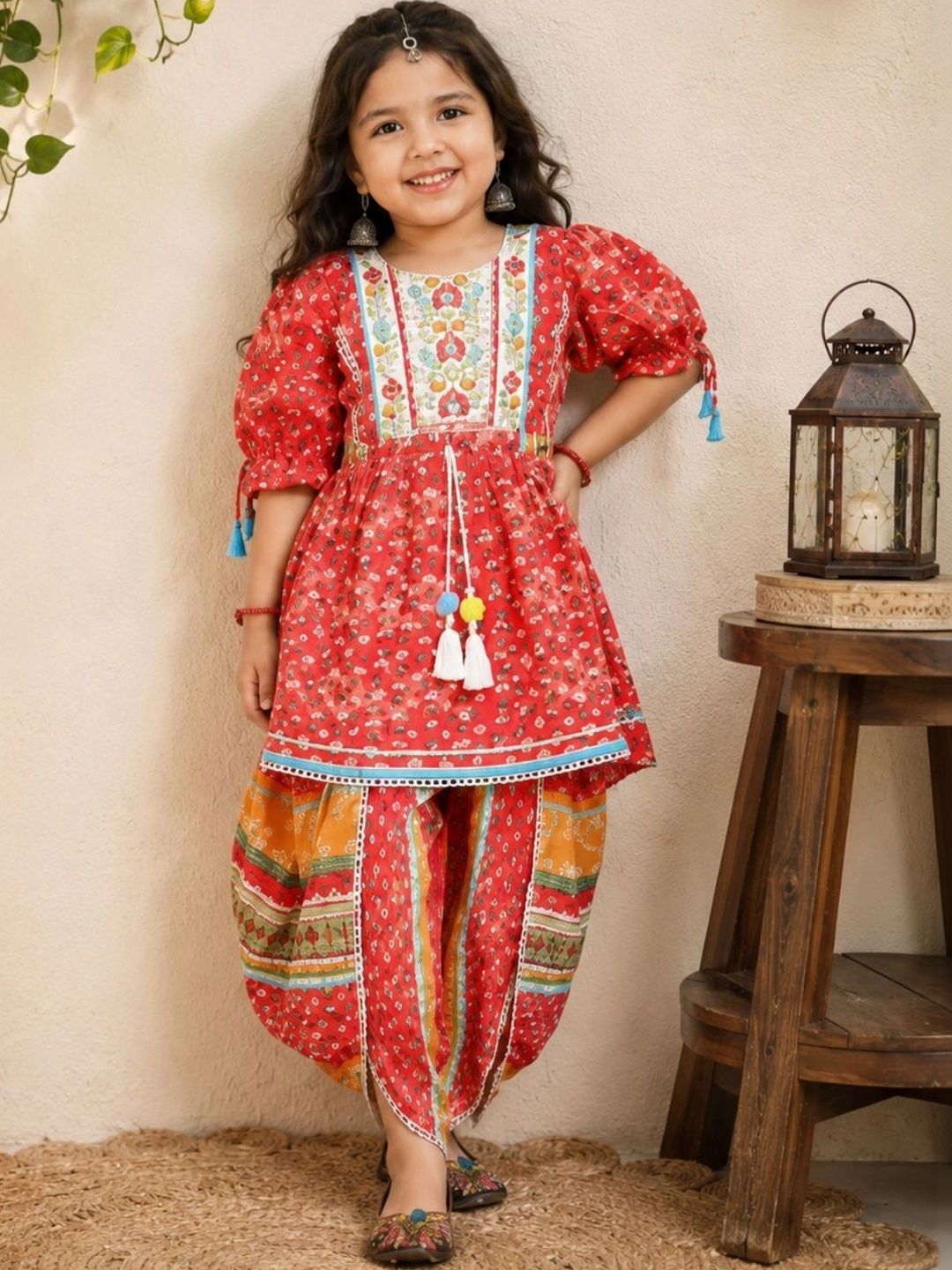 NINOS Girls Printed Dhoti Pants-picture-54