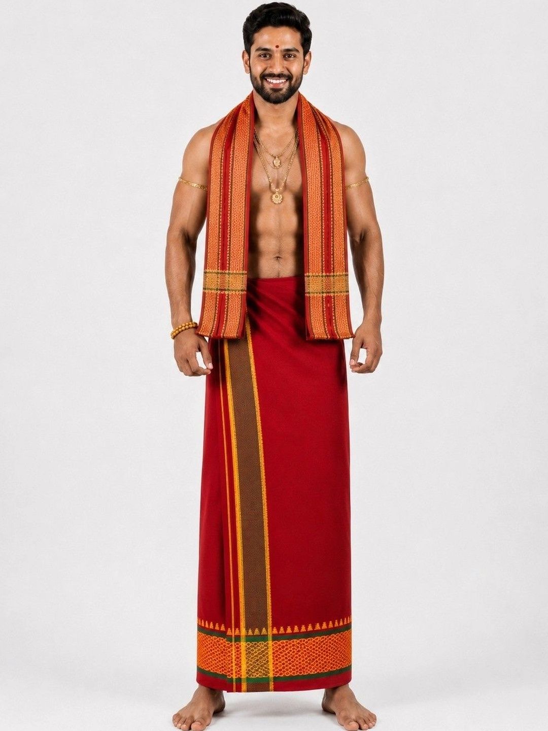 Sharan Elegance Men Cotton Dhoti Dhotis-picture-15