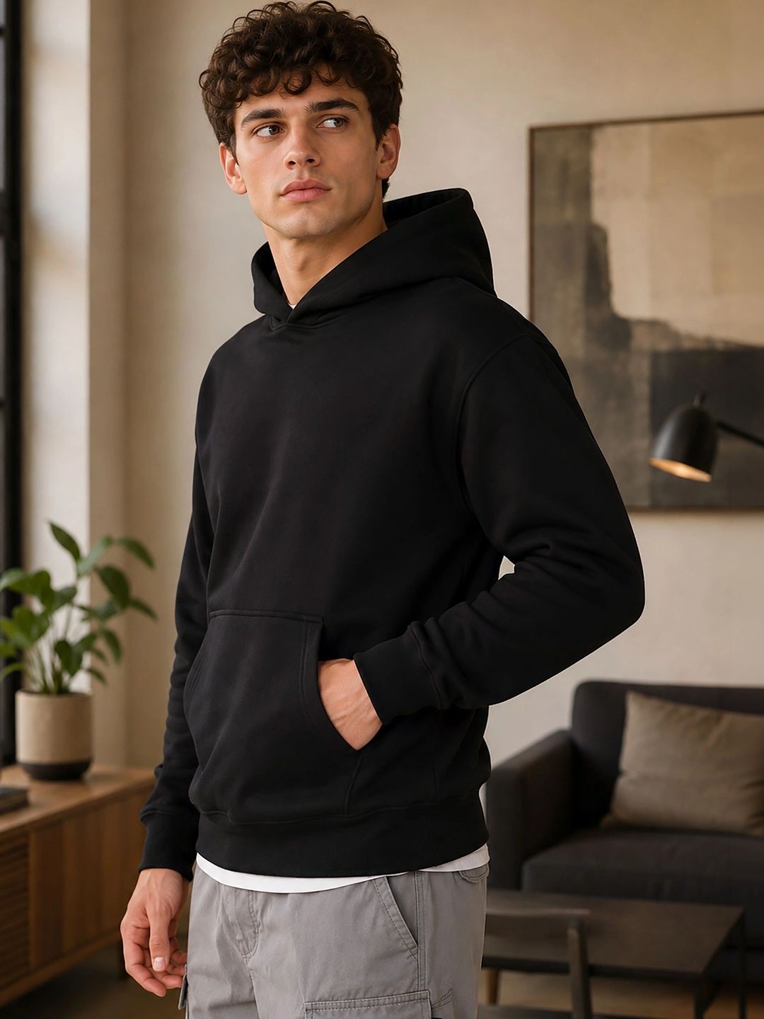 SZN Men Printed Hooded Sweatshirt-picture-14