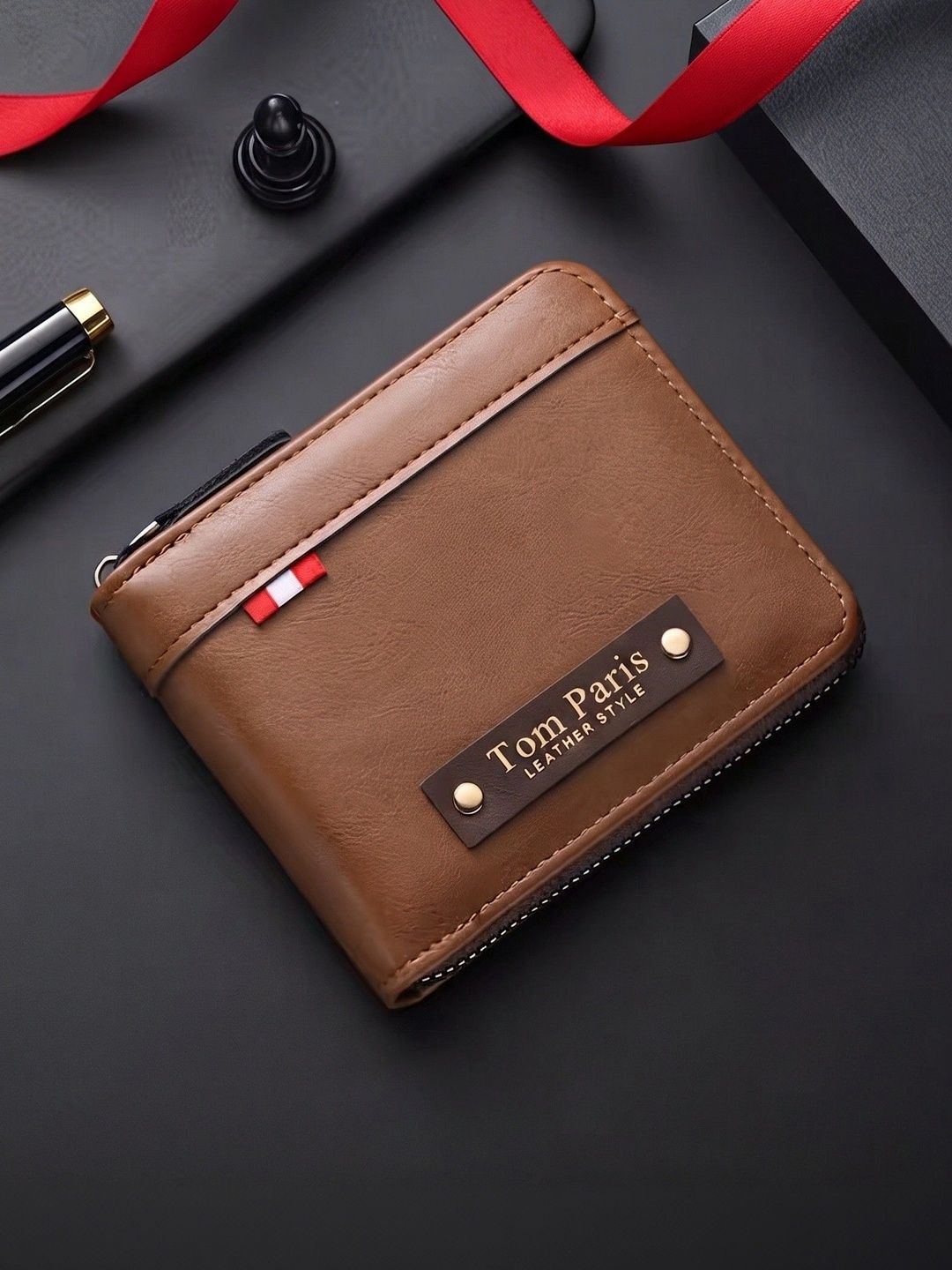 TomParis Men PU Two Fold Wallet-picture-56