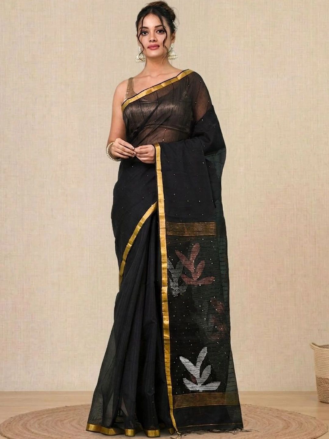 Charukriti Woven Design Pure Silk Handloom Saree-picture-11