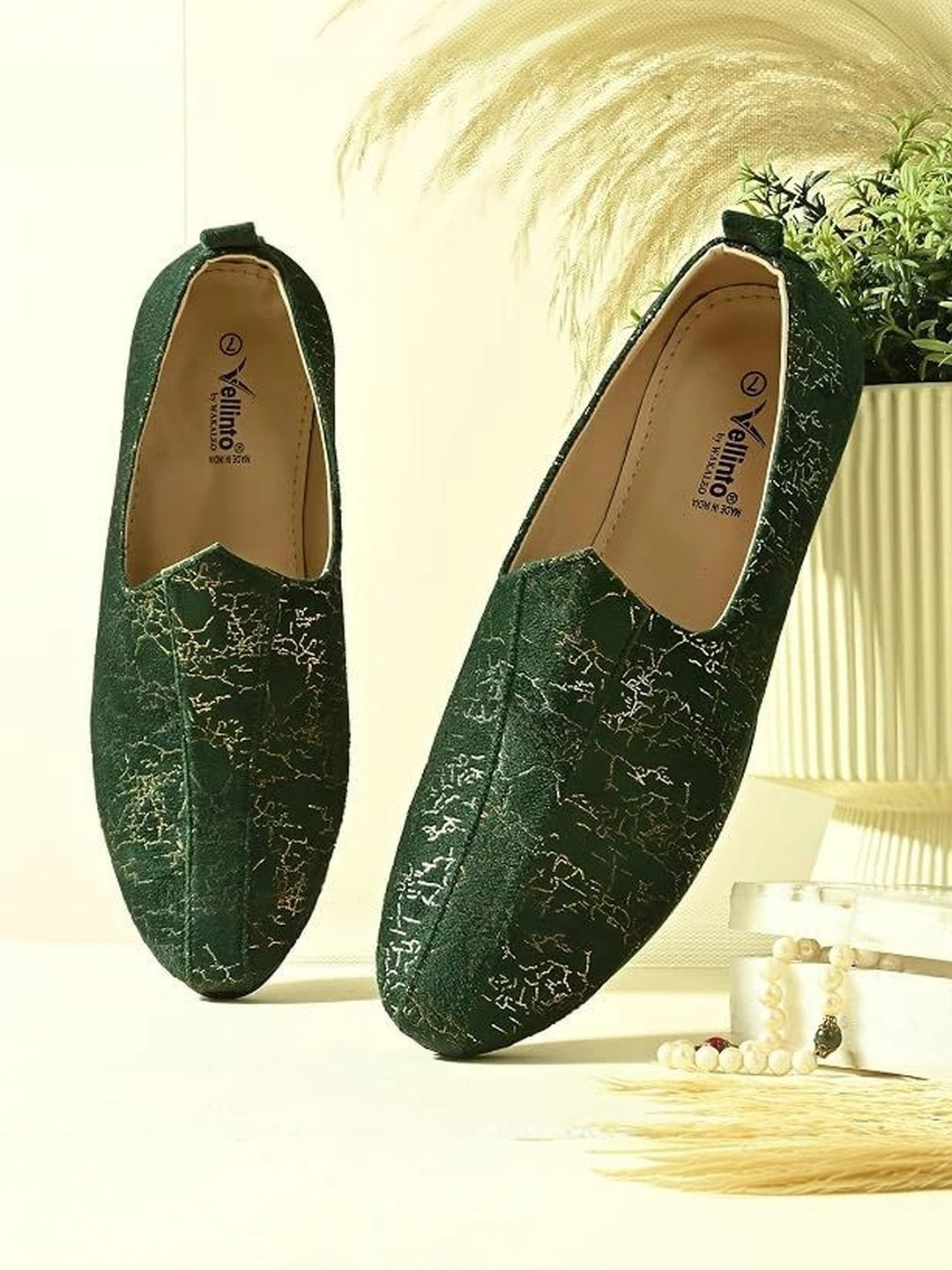 Vellinto Men Printed Suede Loafers-picture-52