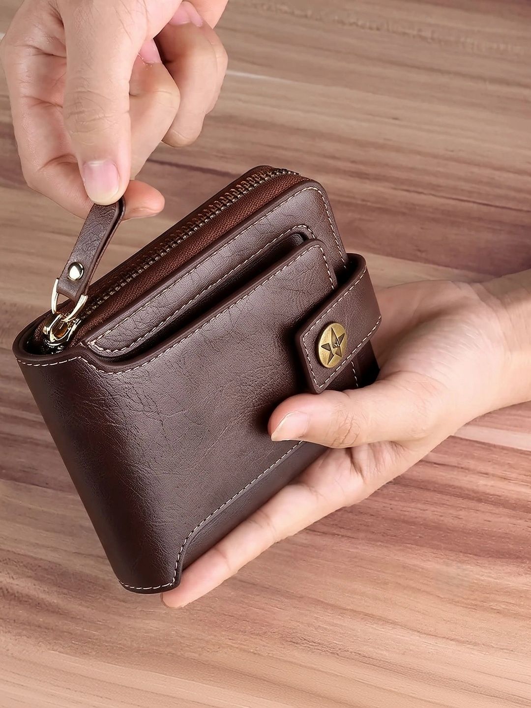 TomParis Men PU Two Fold Wallet-picture-27