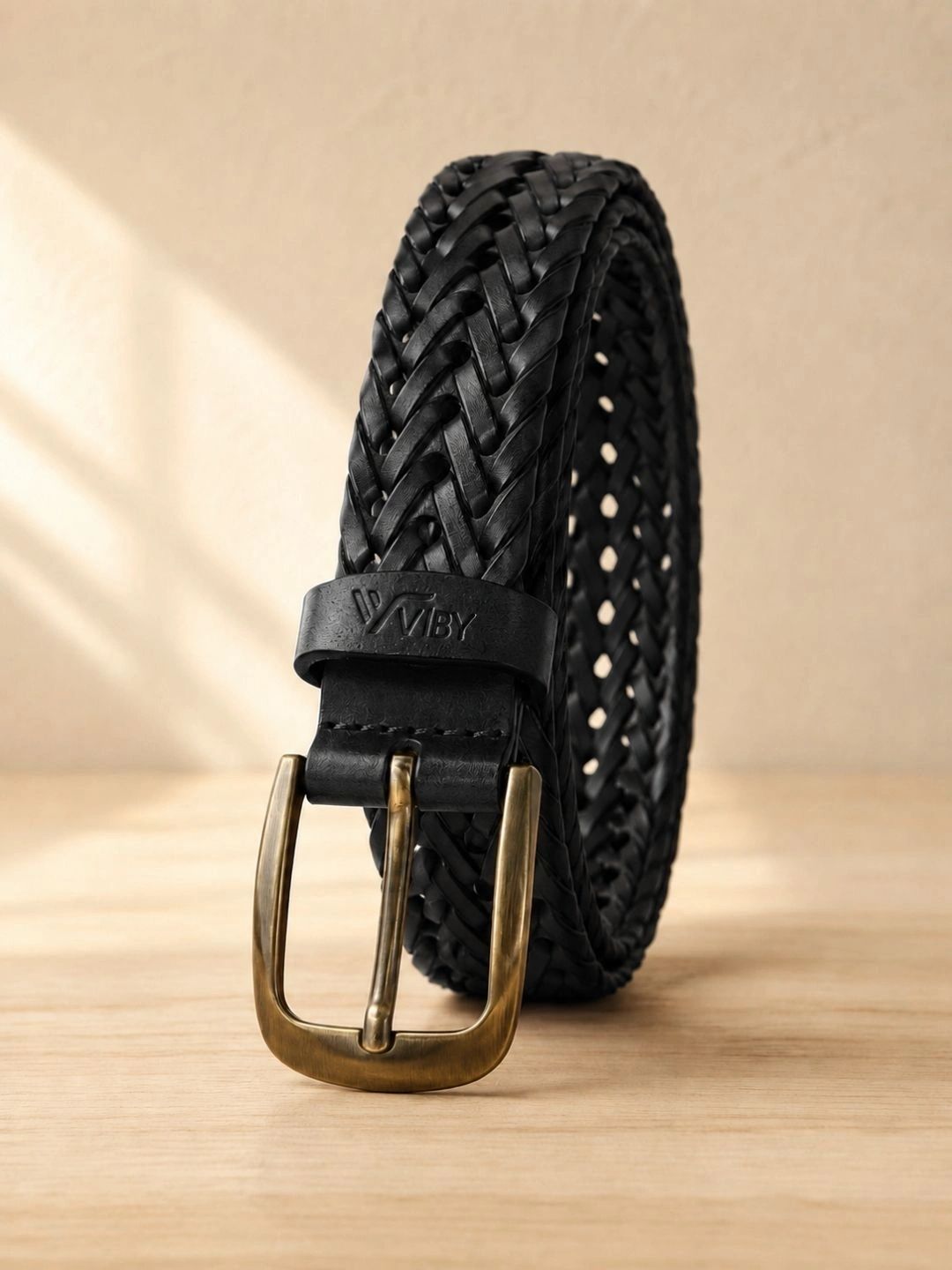 VIBY Men Braided Leather Belt-image-4