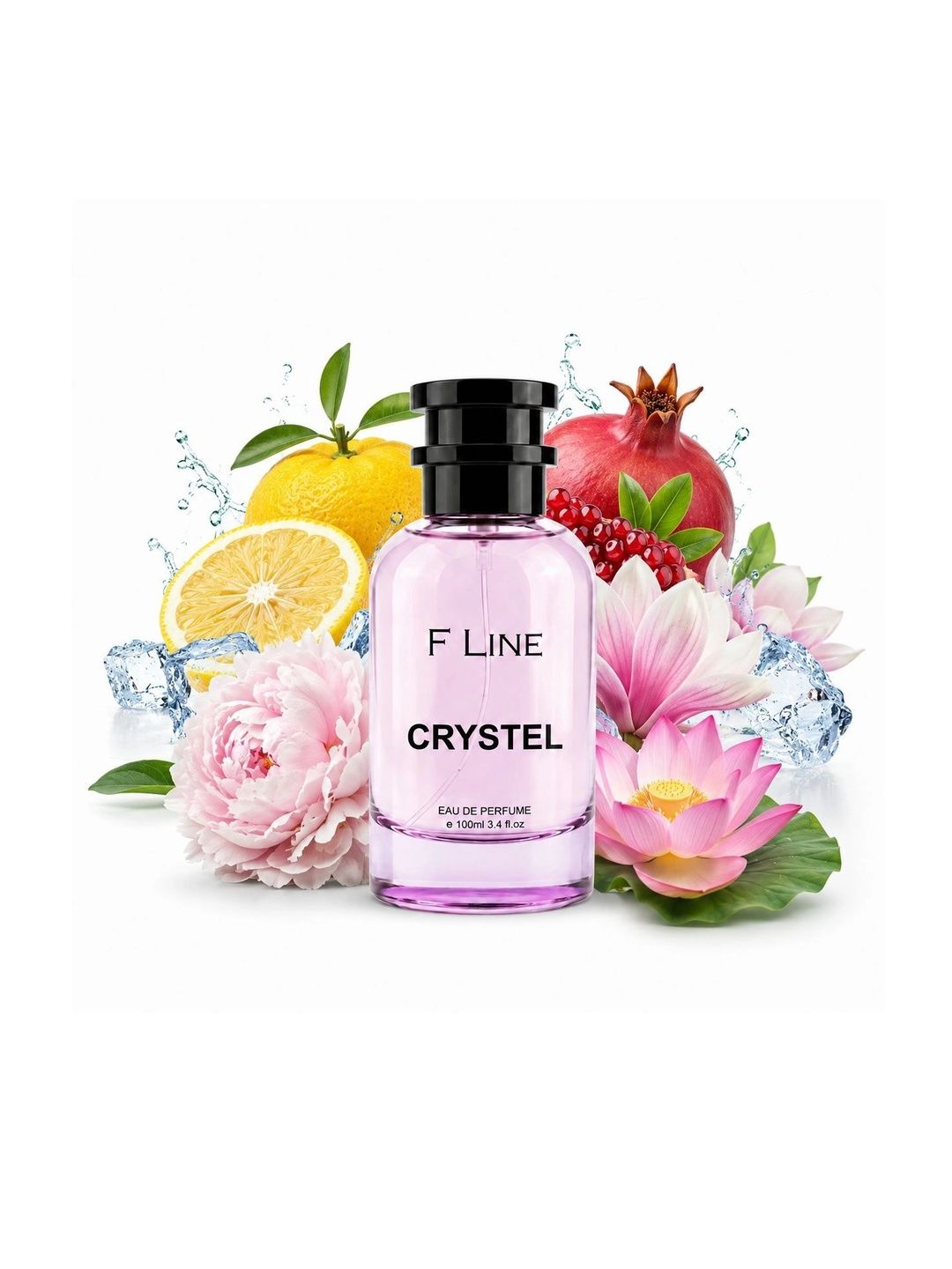 F LINE PERFUME Crystal Long Lasting Eau De Parfum - 100 ml-image-21
